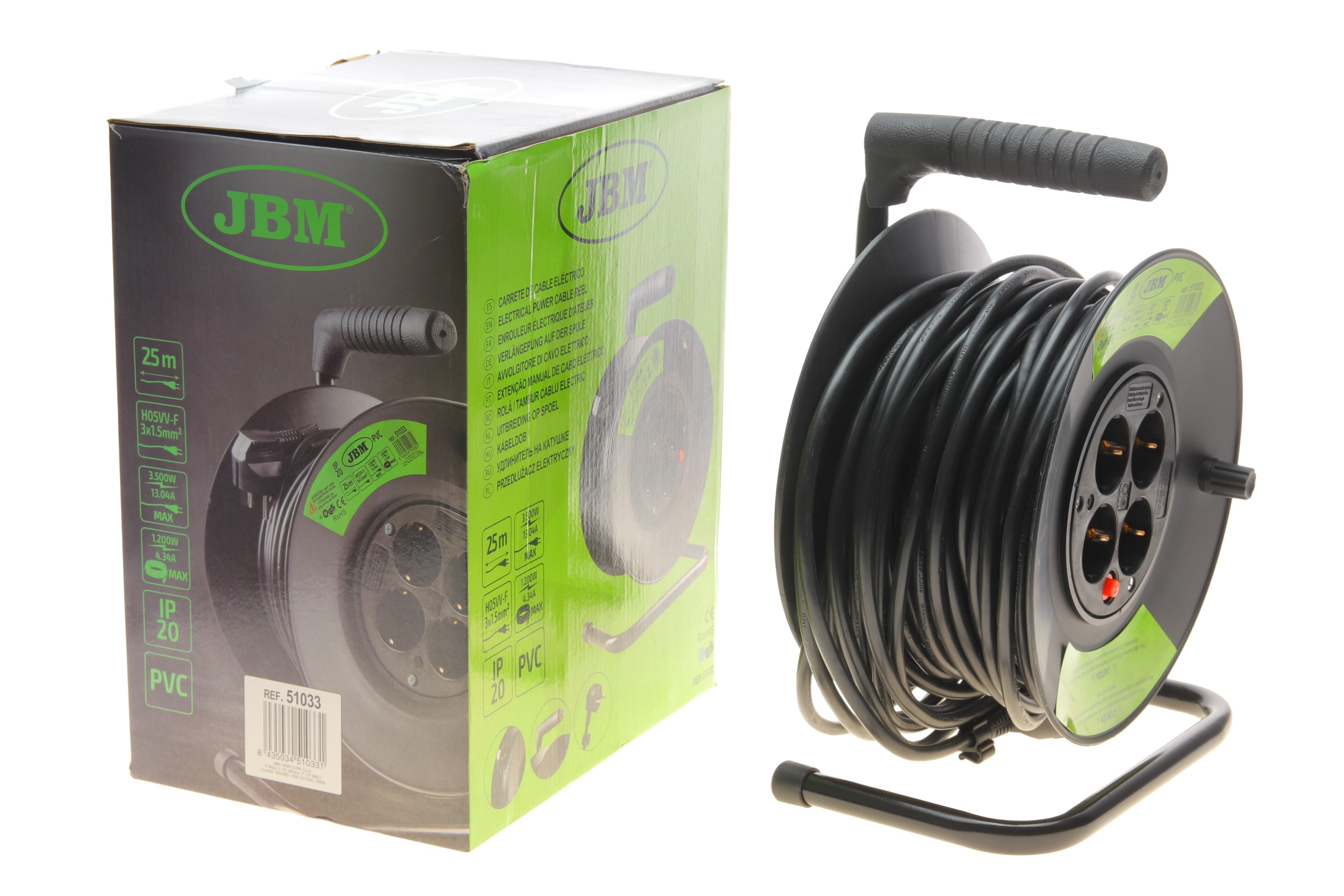 Подовжувач електричного кабелю на котушці (25m)