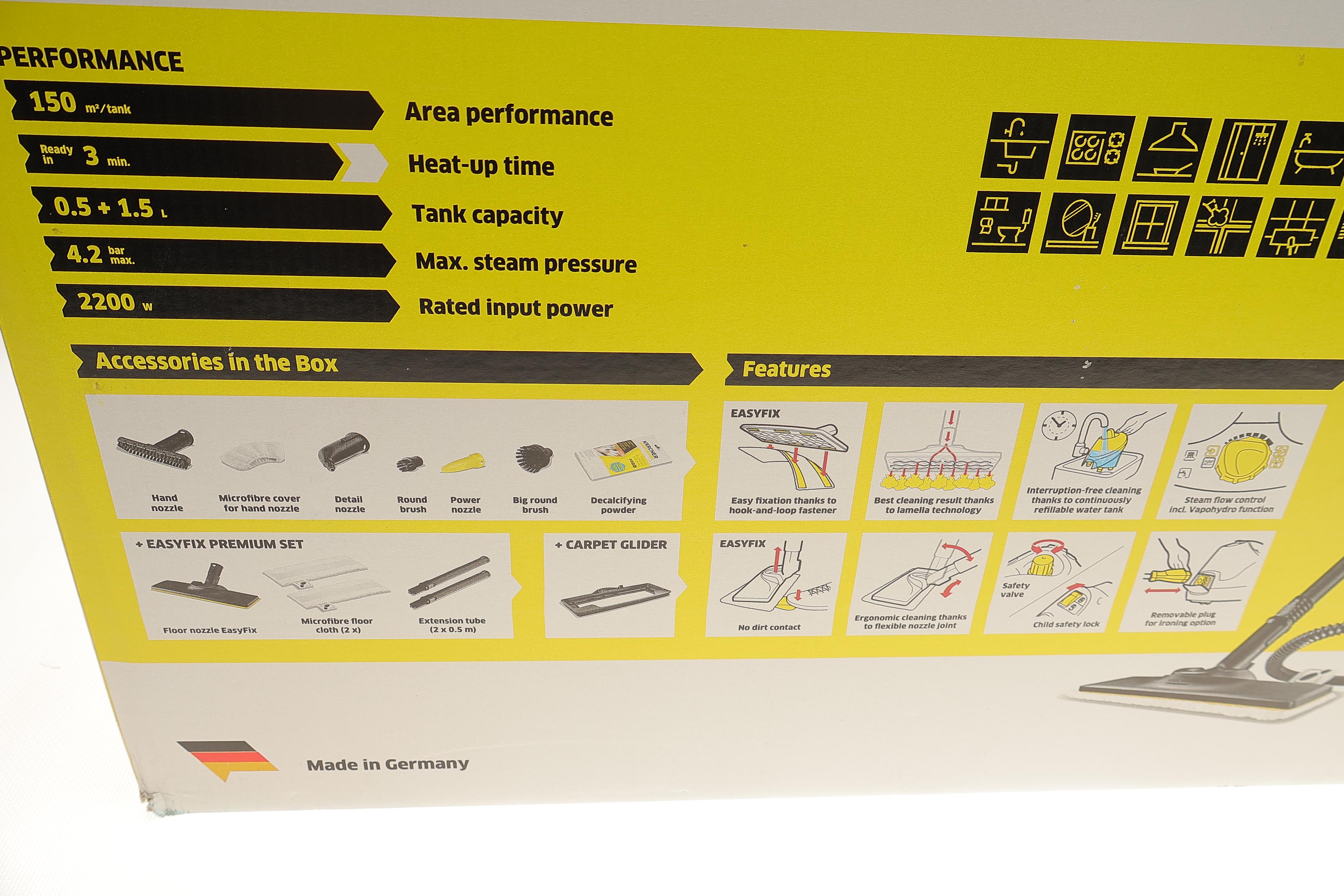Пароочисник SC 5 EasyFix PREMIUM IRON PLUG (2200Вт)