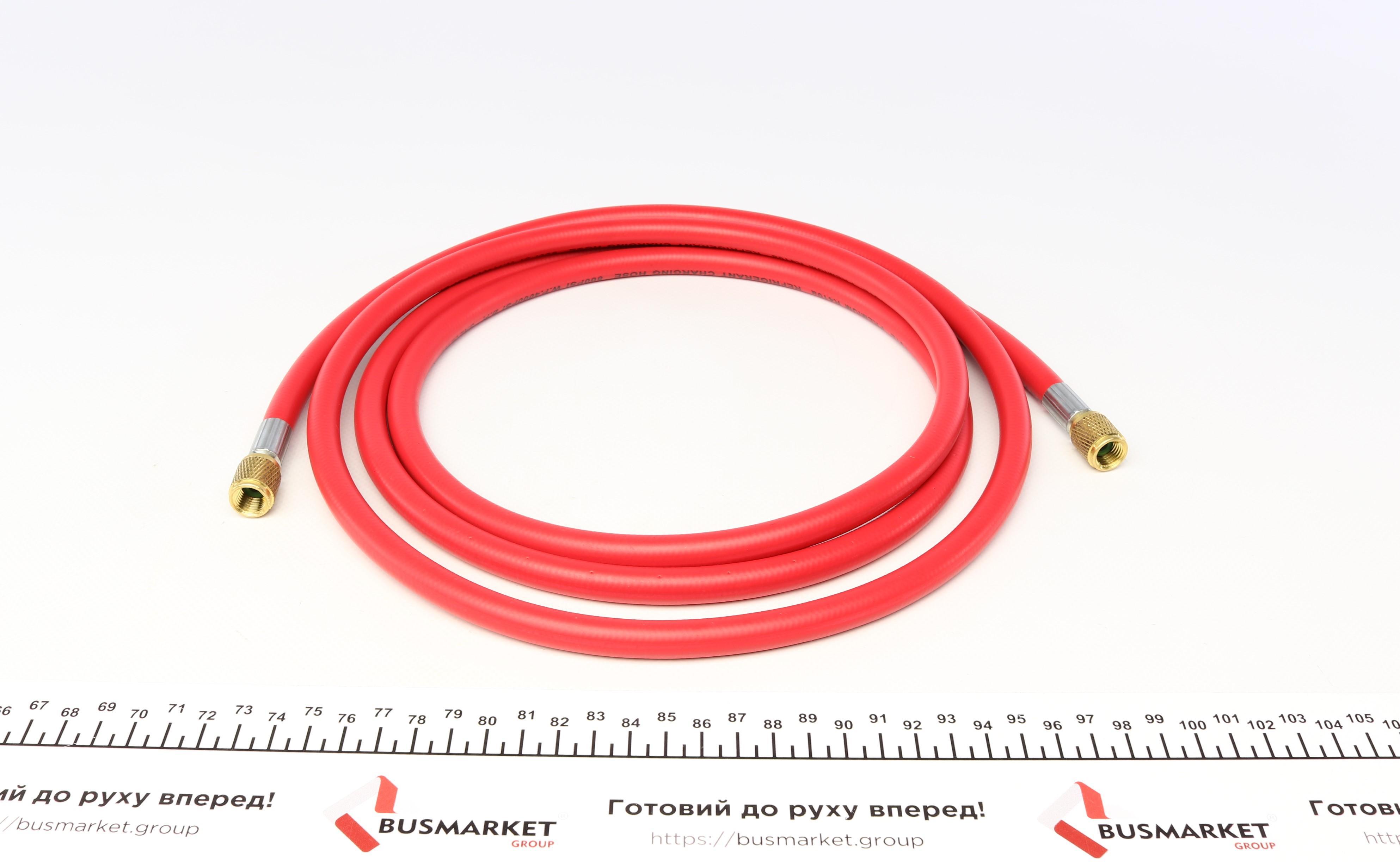 Заправочний шланг 2500mm (червоний) F 1/4'' XF 1/4'' SAE