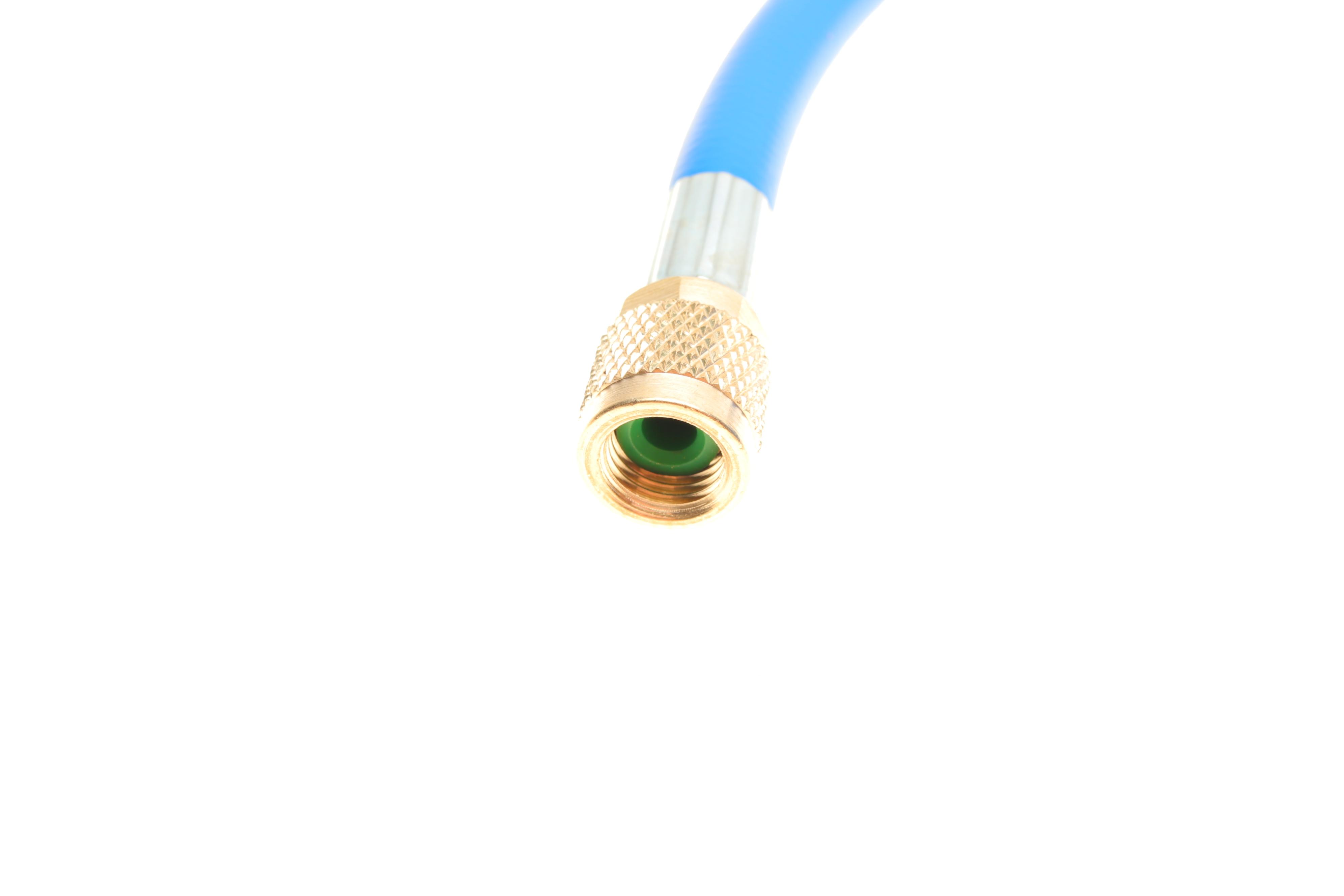 Заправний шланг 4000mm (голубий) (F 1/4''SAE x F 1/4''SAE)