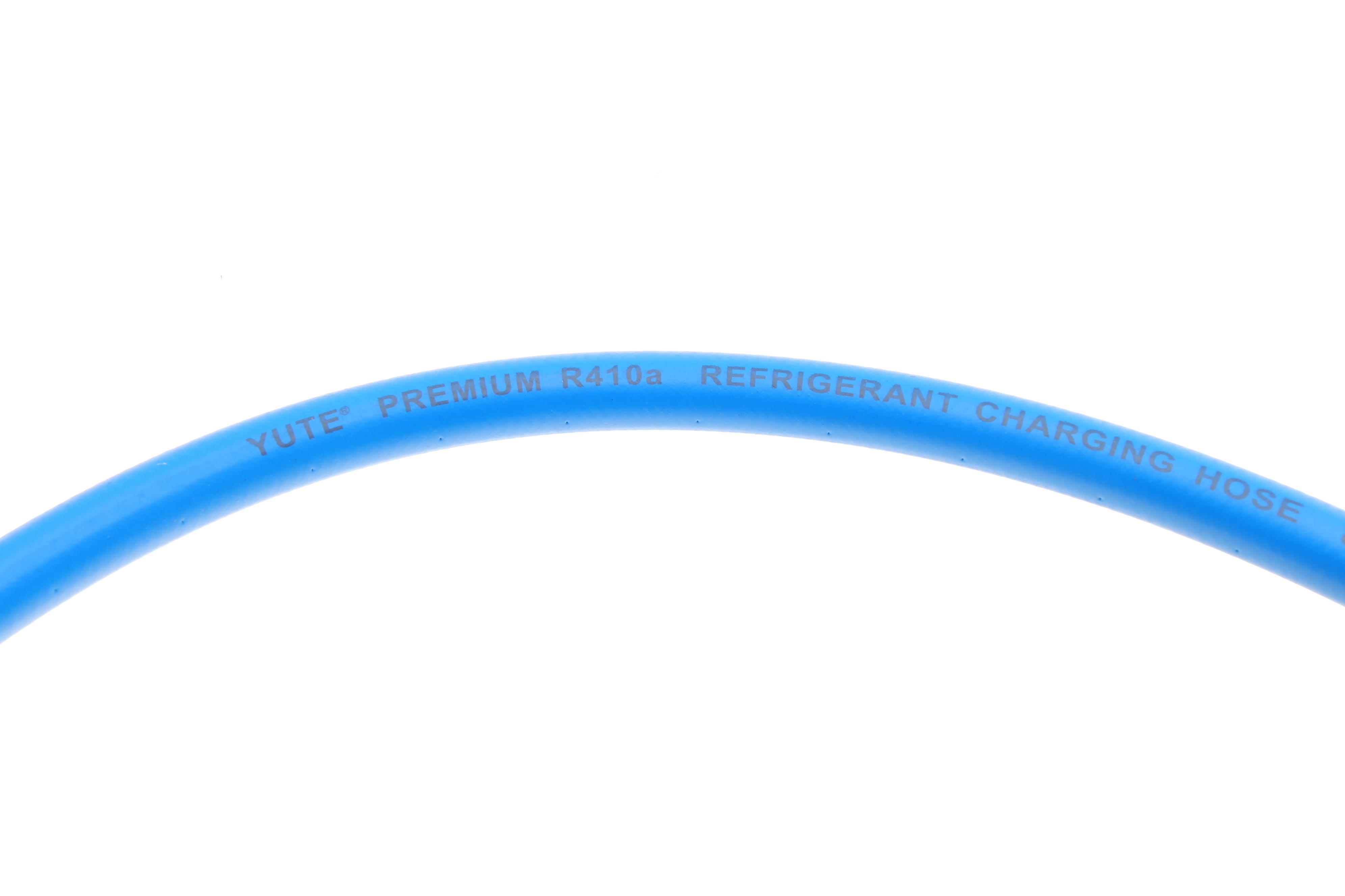 Заправний шланг 4000mm (голубий) (F 1/4''SAE x F 1/4''SAE)