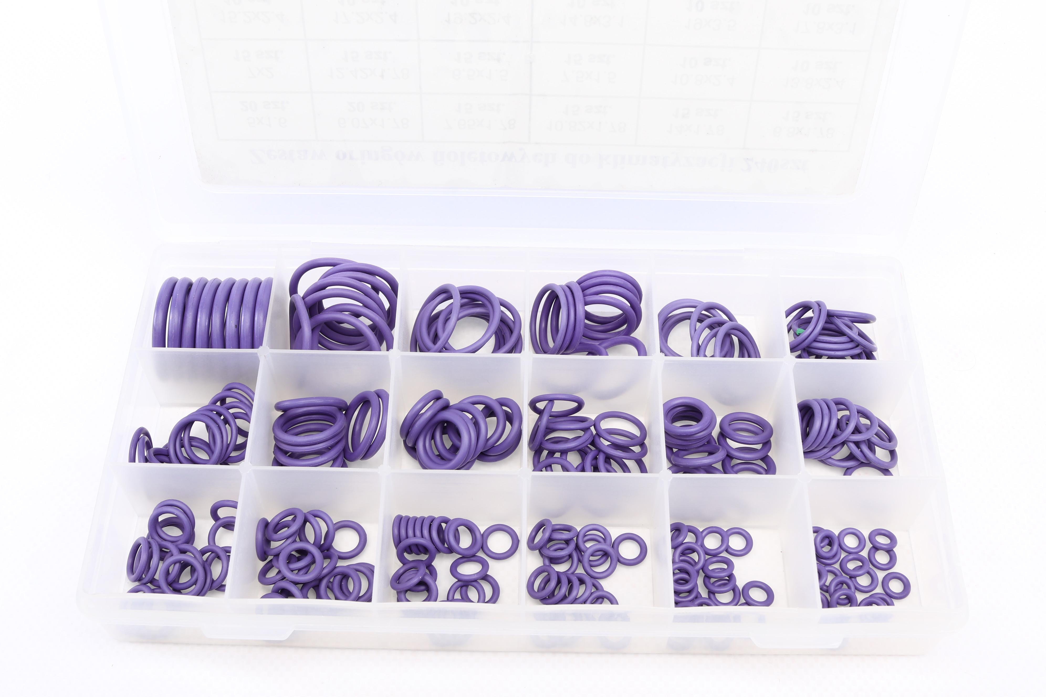 Набір ущільнювачів O-ring (фіолетові) (256шт.)