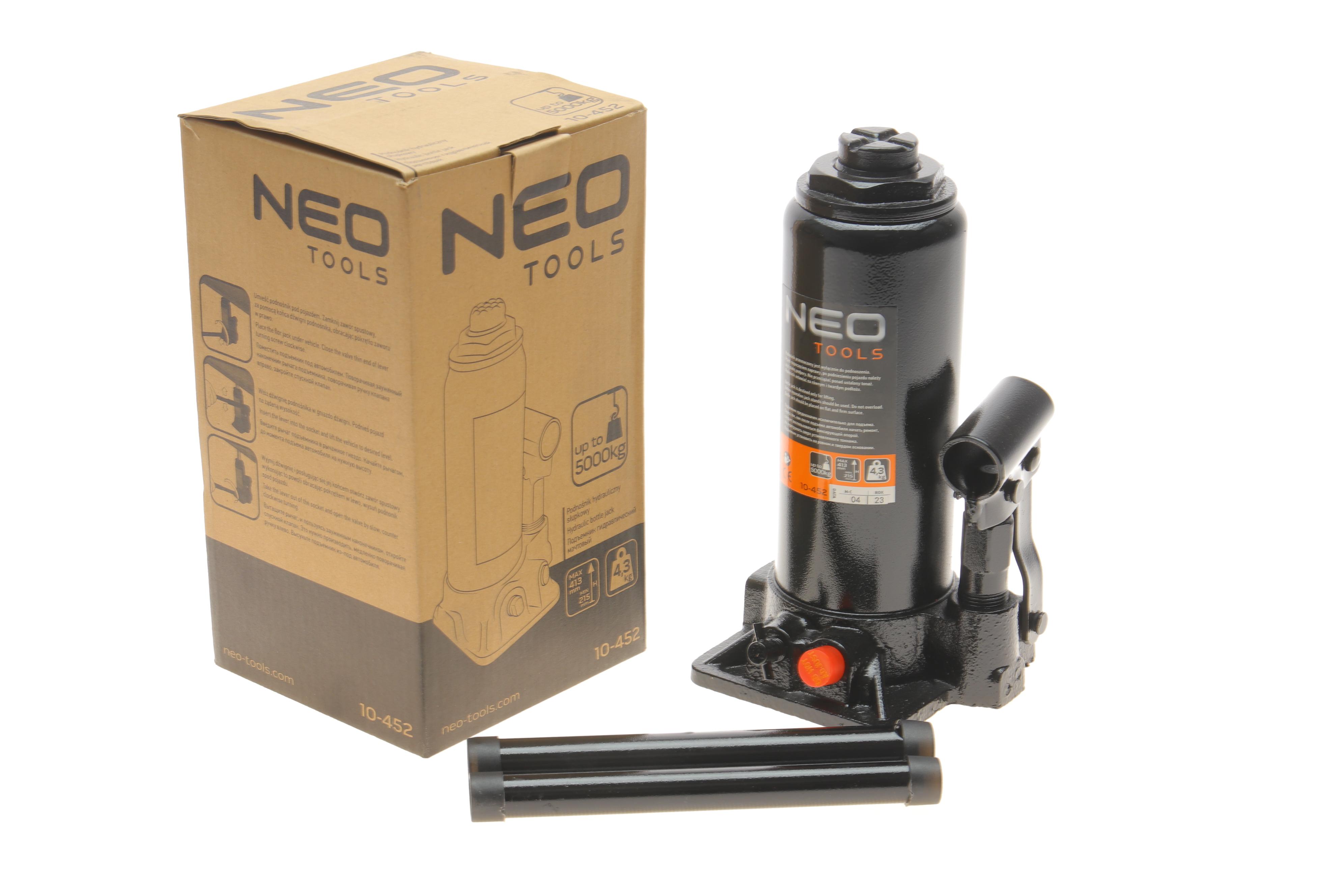 Домкрат пляшковий гідравлічний 5 т h=215-413 мм