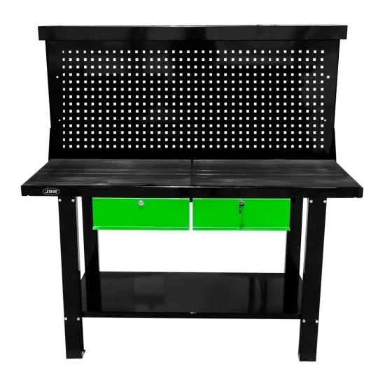 Стіл робочий (верстак) з задньою стінкою (150х64х155 см)