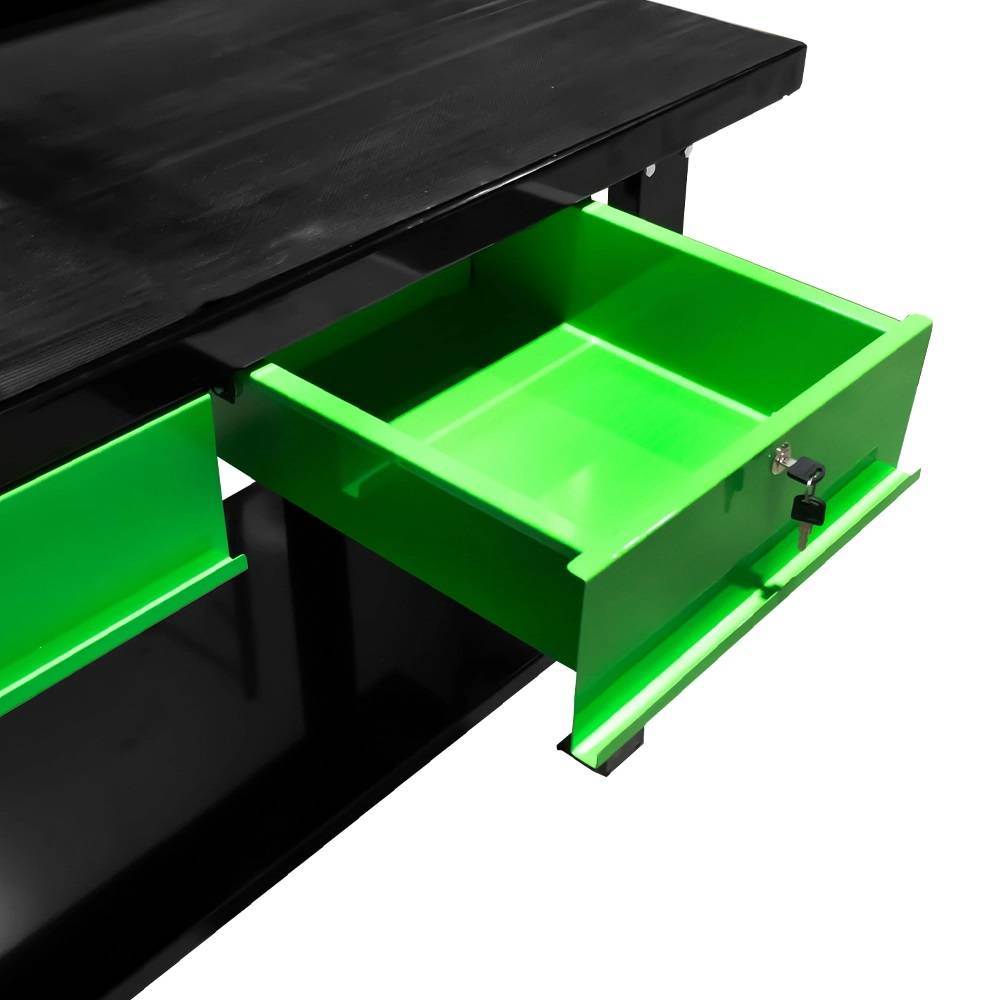 Стіл робочий (верстак) з задньою стінкою (150х64х155 см)