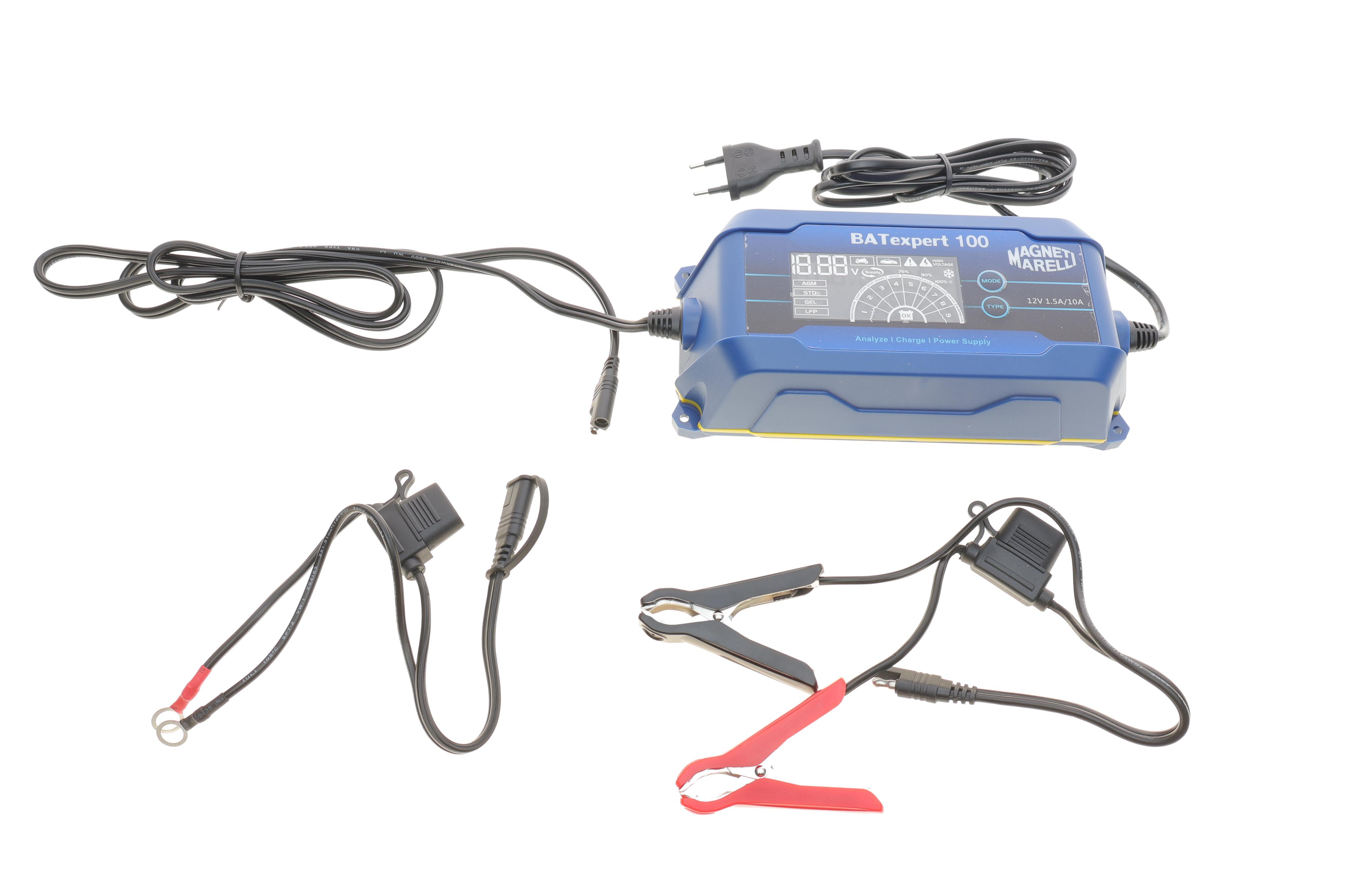 Зарядний пристрій з РК-дисплеєм (12-13.6v) (для автомобілів)