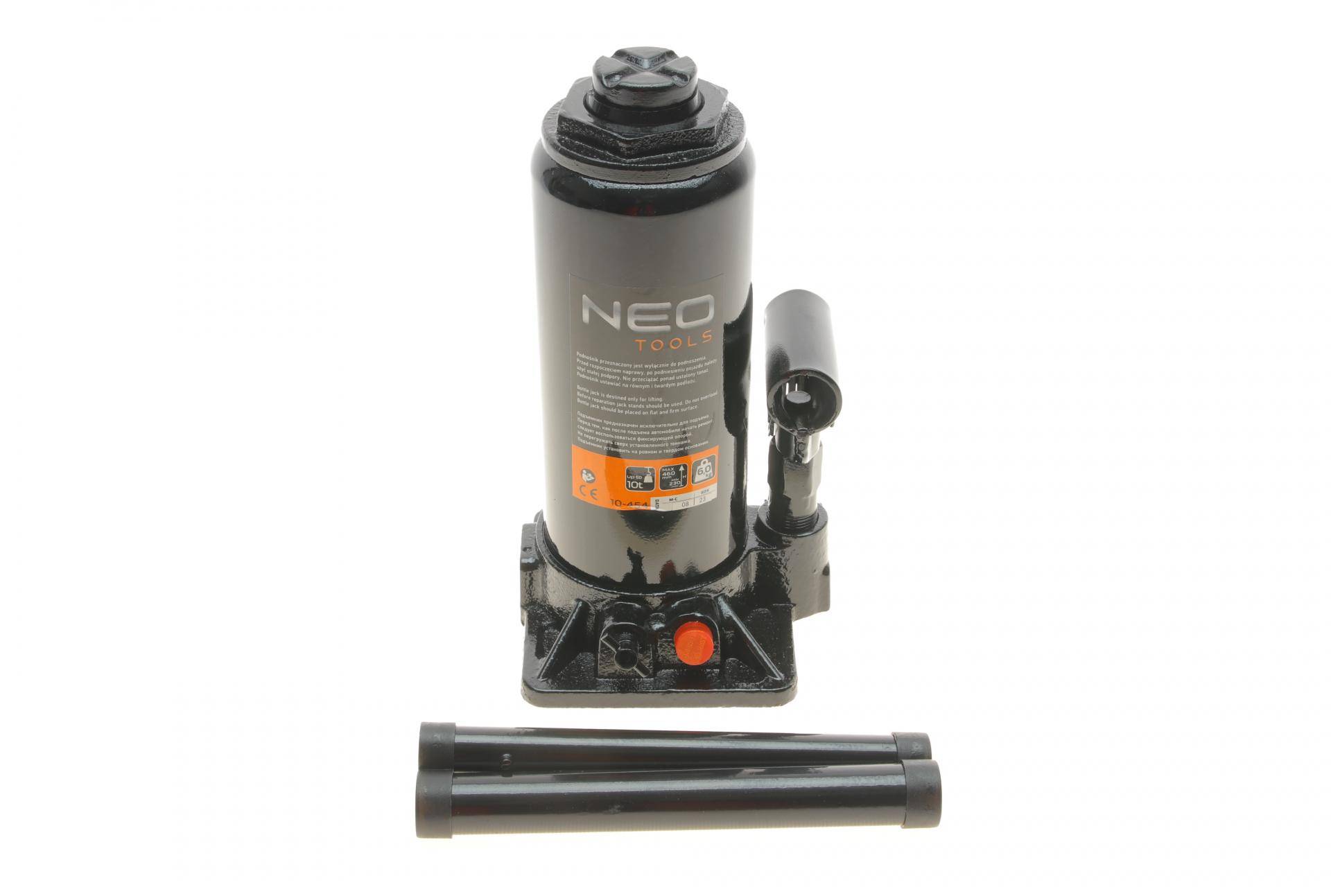 Домкрат пляшковий гідравлічний 10 т h=230-460 мм