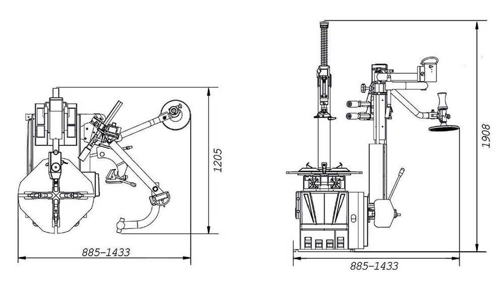 Стенд шиномонтажний автоматичний ATH M33 + A24