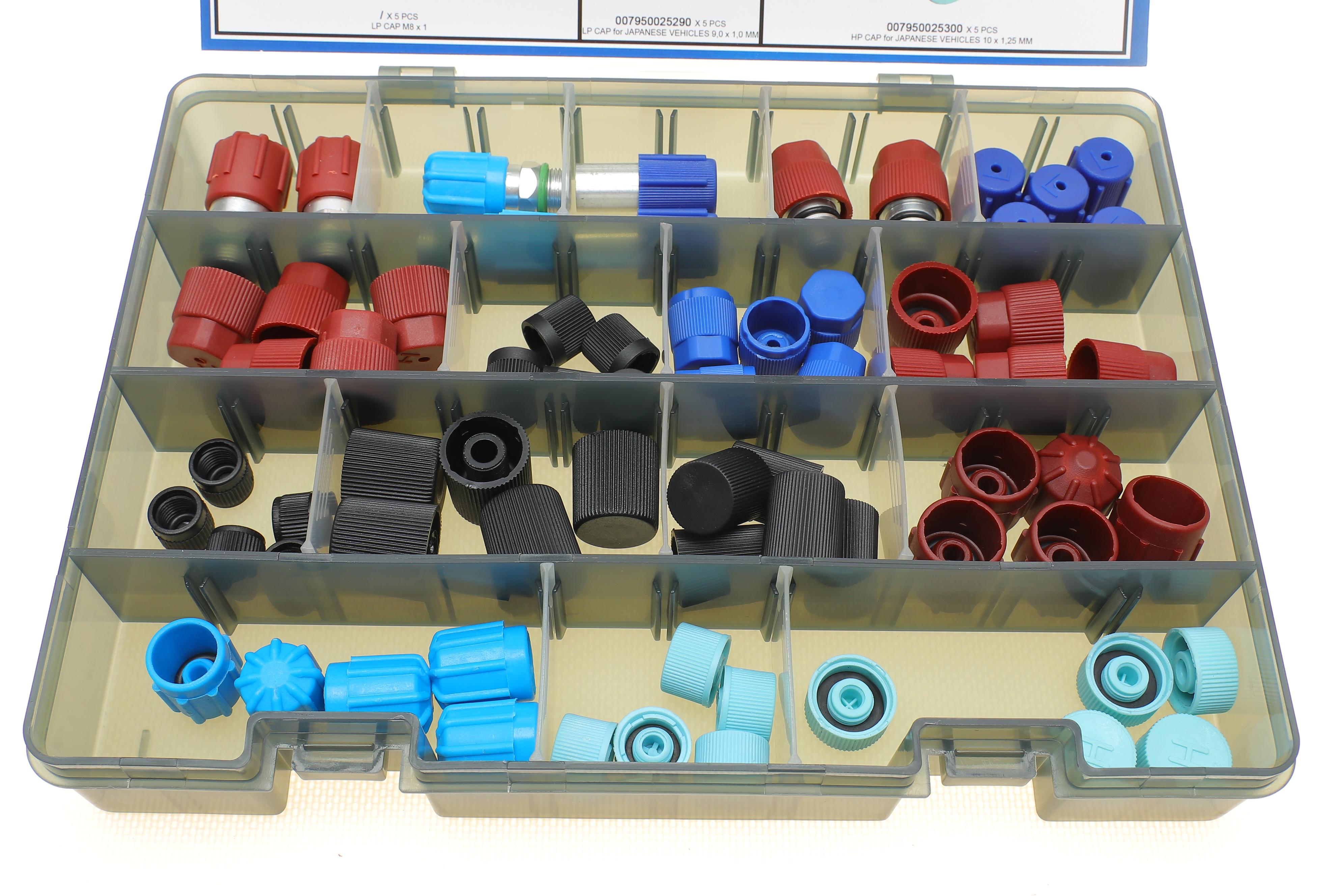 Набір сервісних гайок і штуцерів для обслуговування кондиціонерів