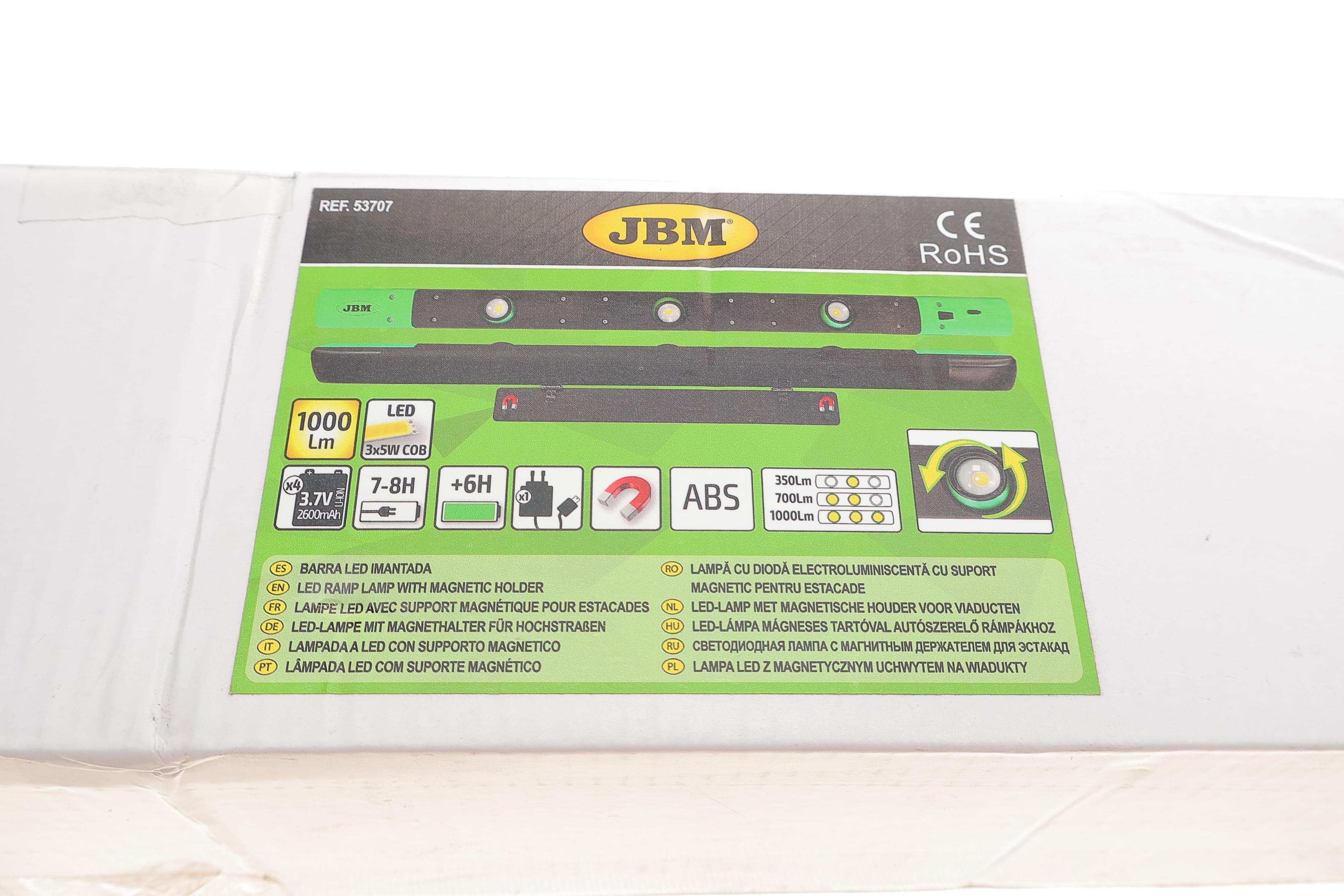 Ліхтар інспекційний світлодіодний(кріплення на магнітах/3x 5W LED/3 рівня світла) (350/700/1000Lm)