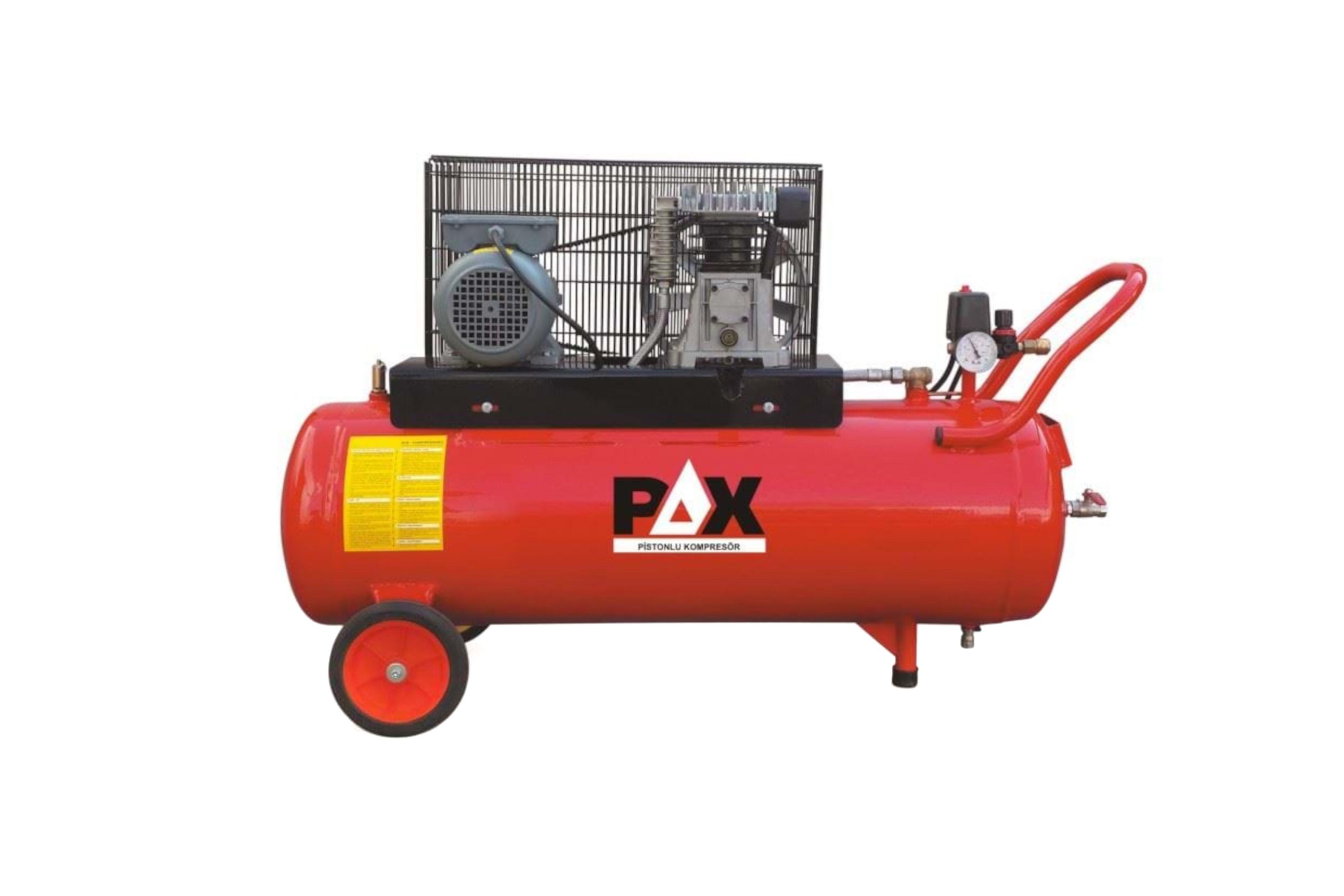 Компресор пневматичний поршневий трифазний 100L 380V/9 bar/1.5-2 kW-Hp/323 L/min (37x130x84 cm)