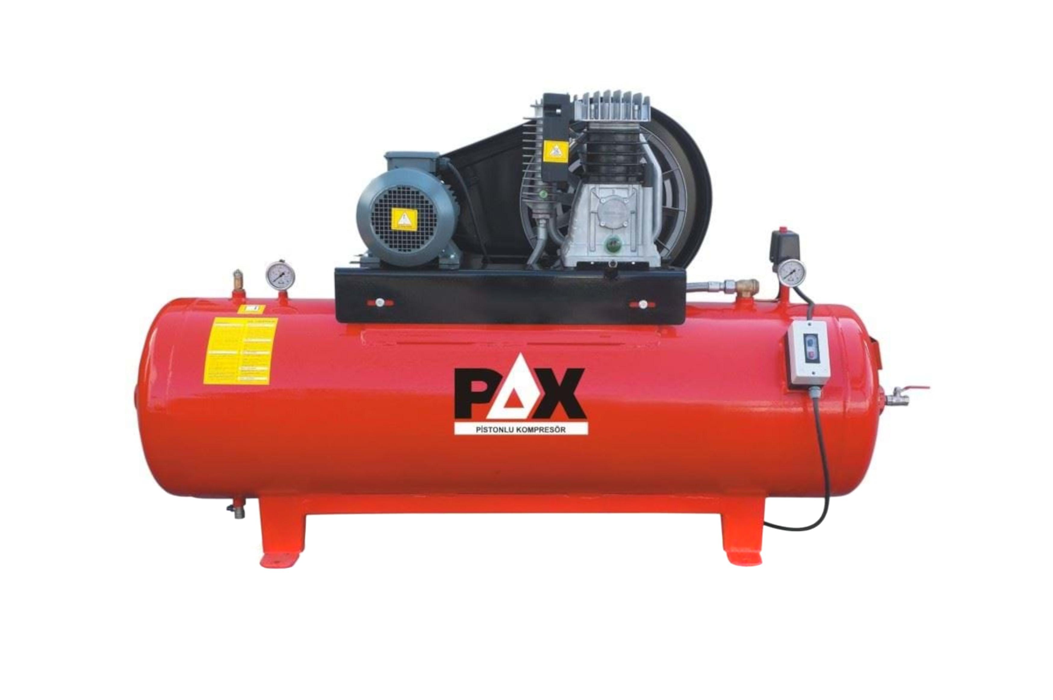 Компресор пневматичний поршневий 300L 220V/9 bar/3-4 kW-Hp/476 L/min (54x182x110 сm)