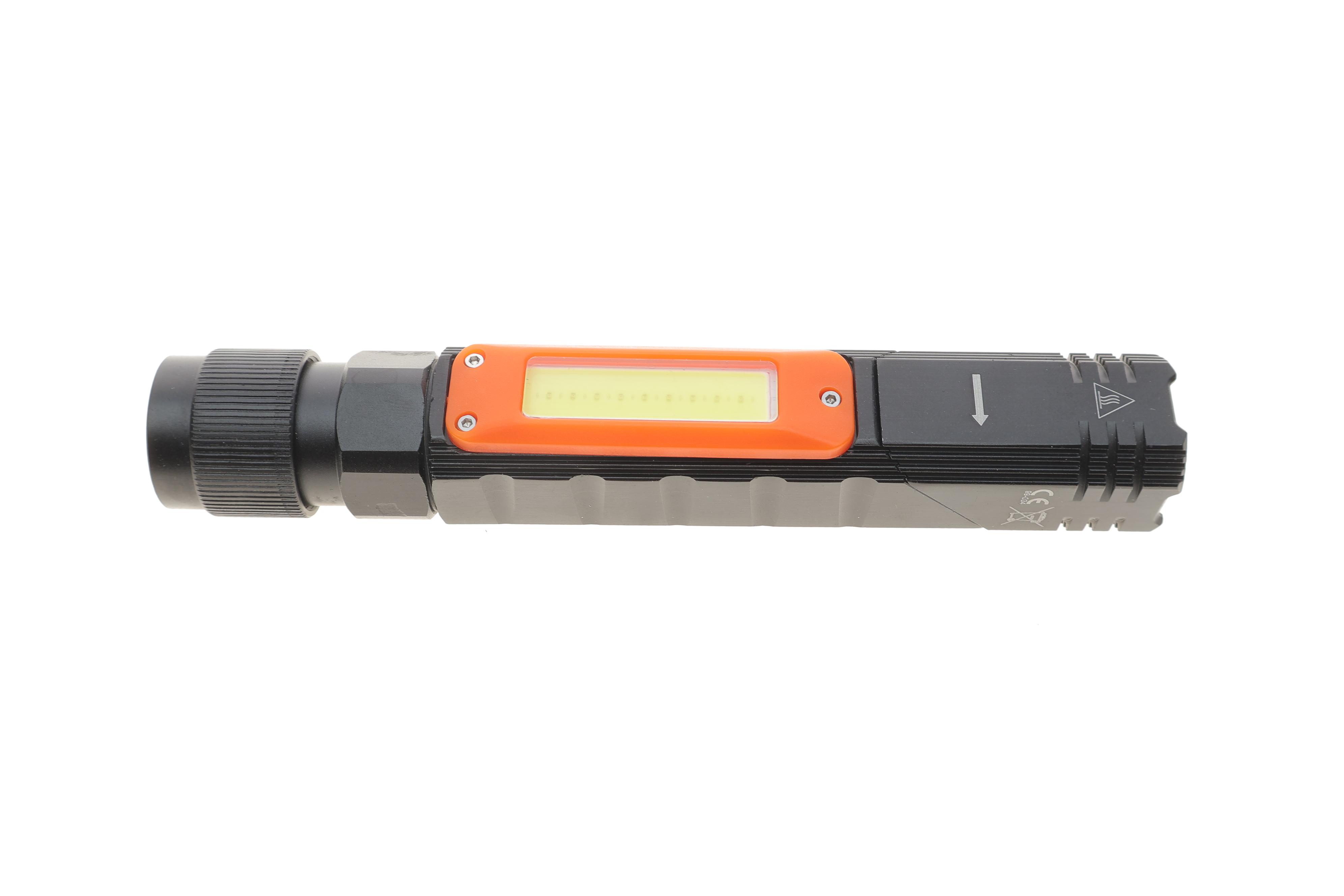 Ліхтарик акумуляторний 300 lm 2 В 1 CREE XPE + COB LED/3W (USB)