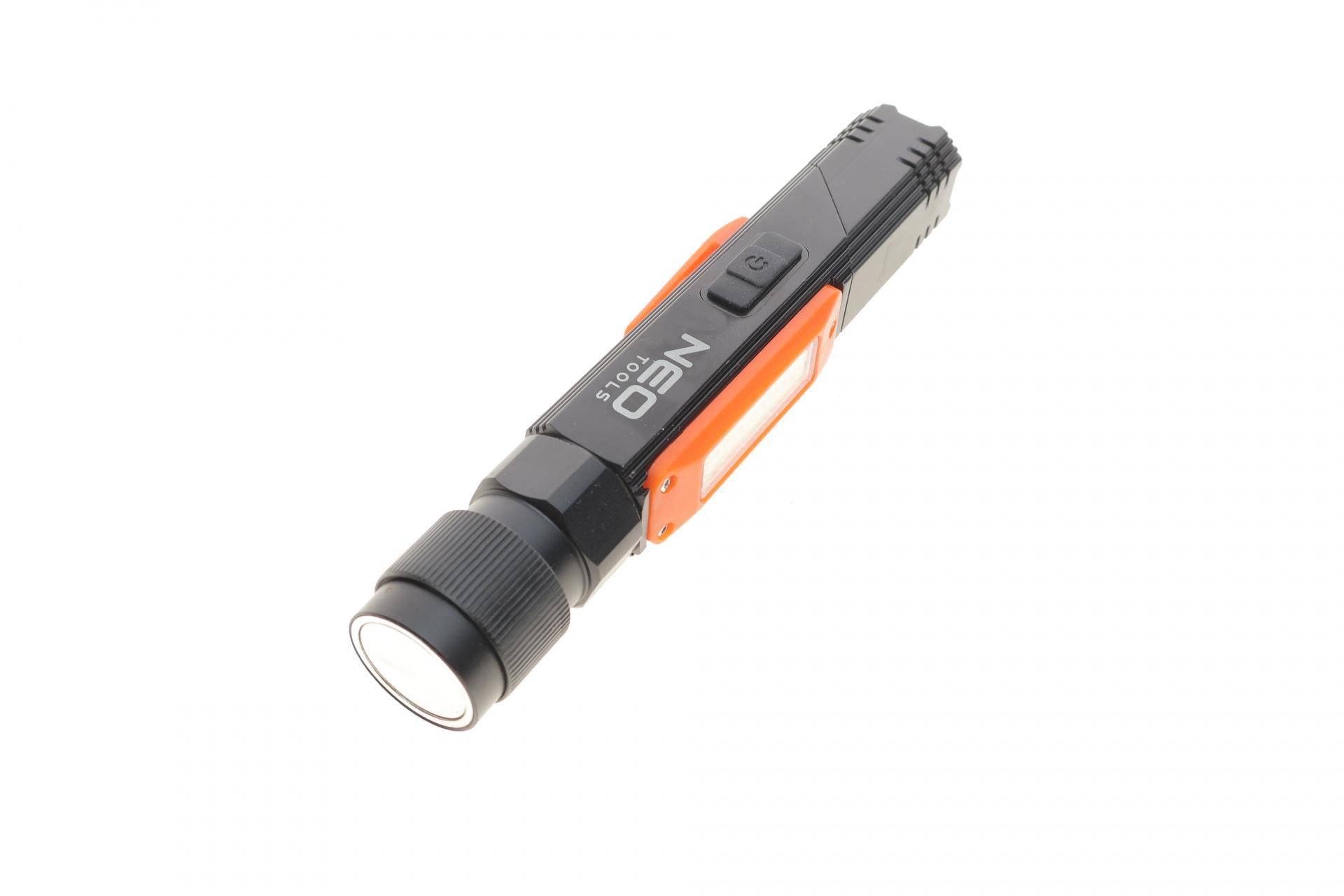 Ліхтарик акумуляторний 300 lm 2 В 1 CREE XPE + COB LED/3W (USB)