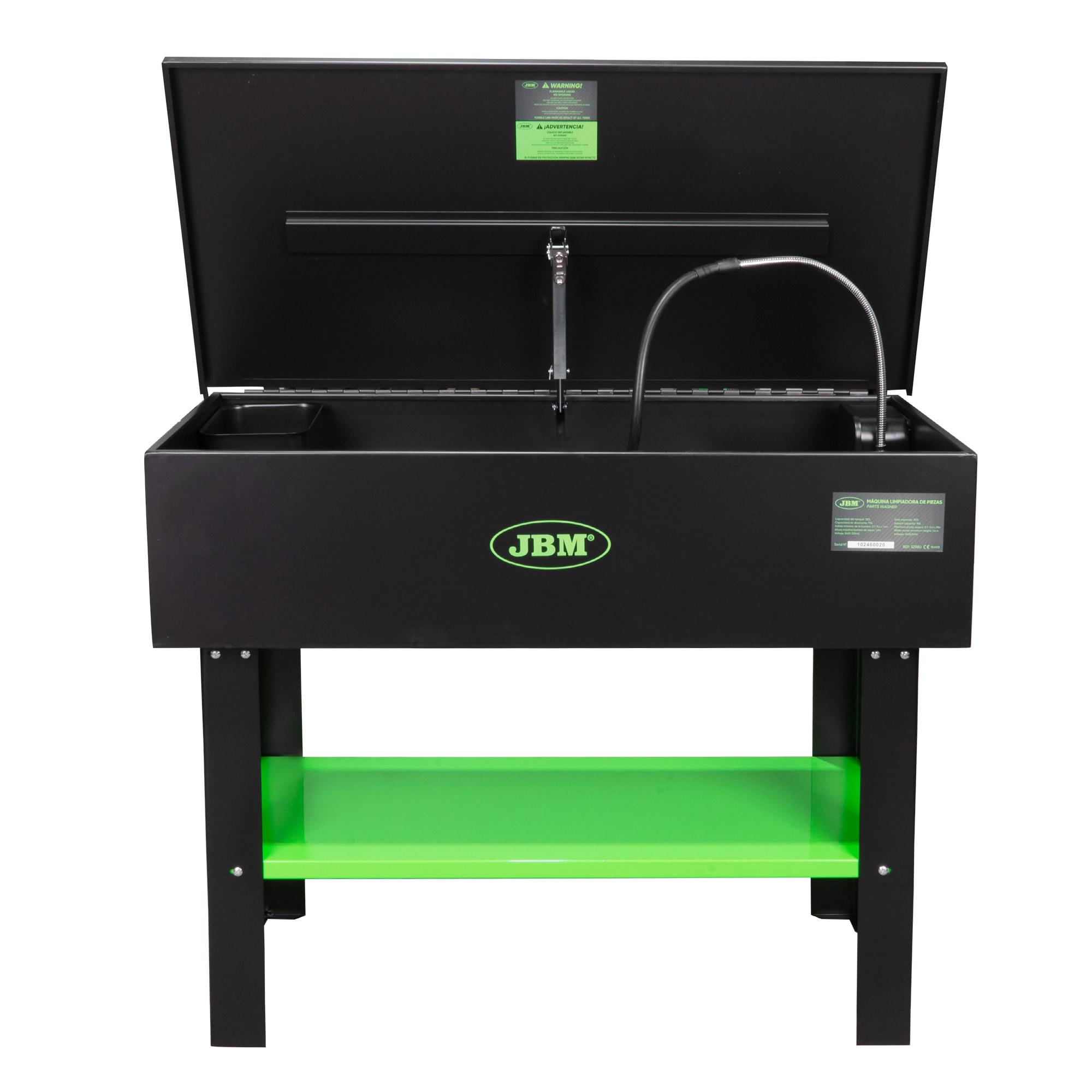 Ванна для миття деталей електрична 150L (109x52x89) працює з миючими засобами на водній основі