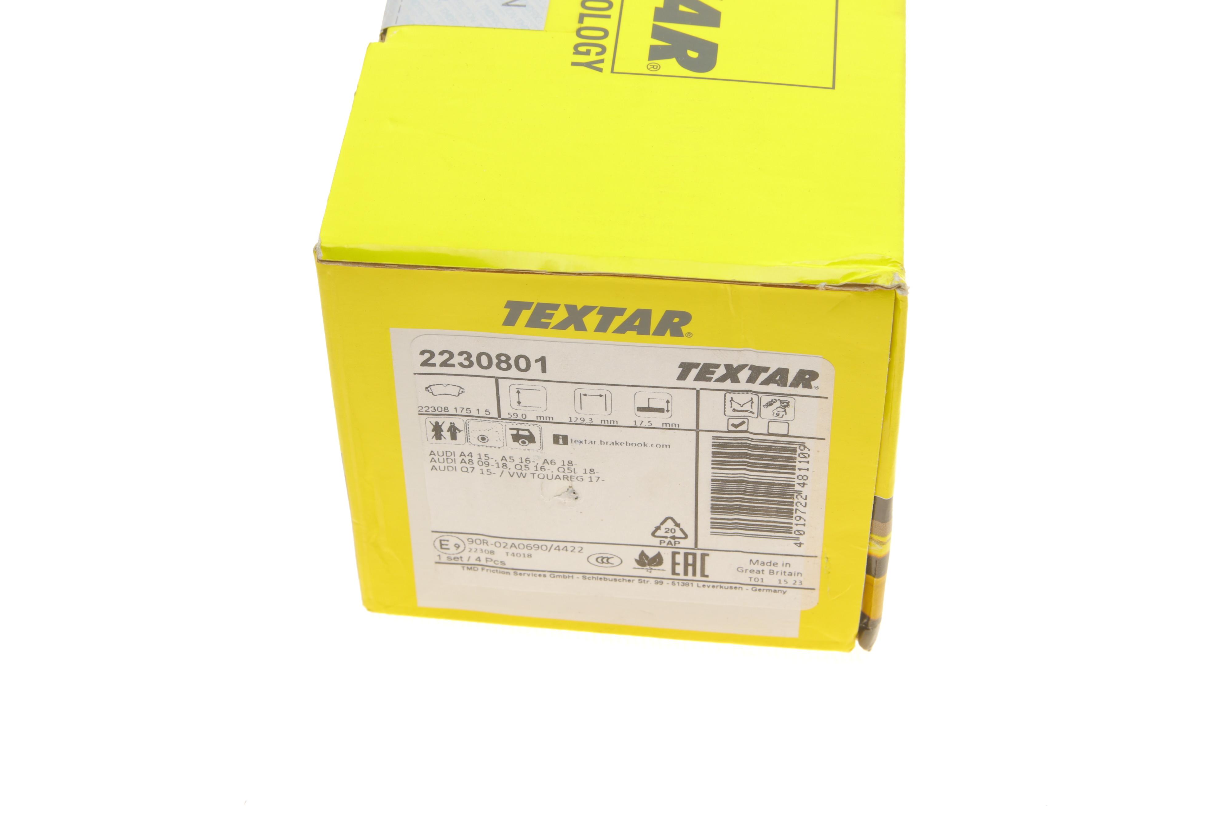 Колодки гальмівні (задні) Audi A4/A5/Q5/Q7 2.0 TFSI/TDI/3.0 TDI 15- (TRW) Q+