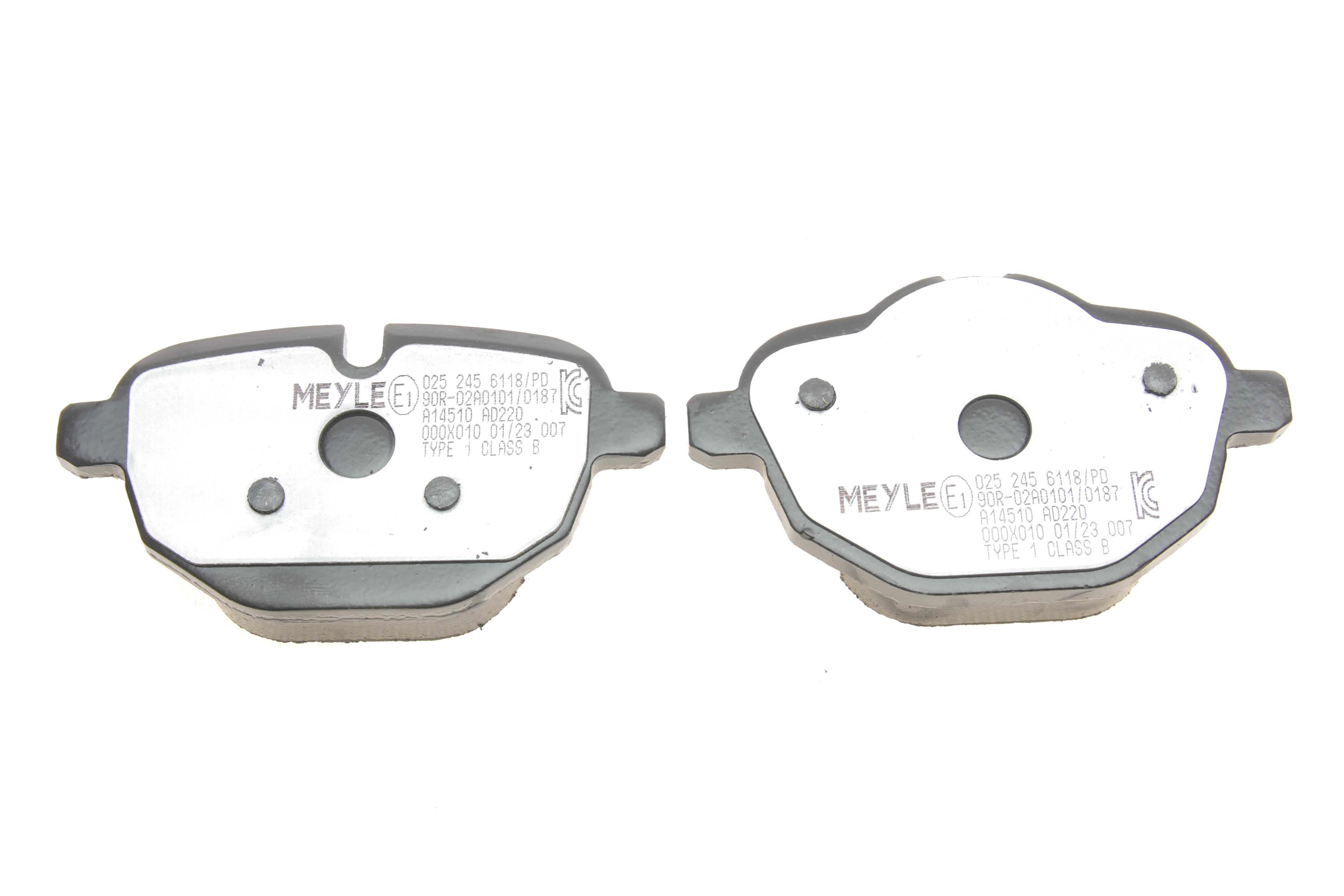 Колодки гальмівні (задні) BMW 5/X3 (E83) 10-