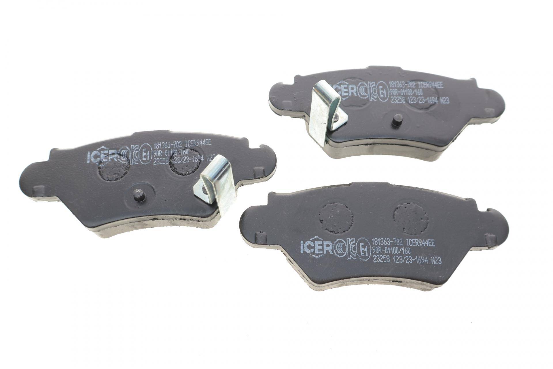 Колодки гальмівні (задні) Opel Astra G 98-09/Zafira A 99-05/Chevrolet Corsa 94-02/Zafira 01-12