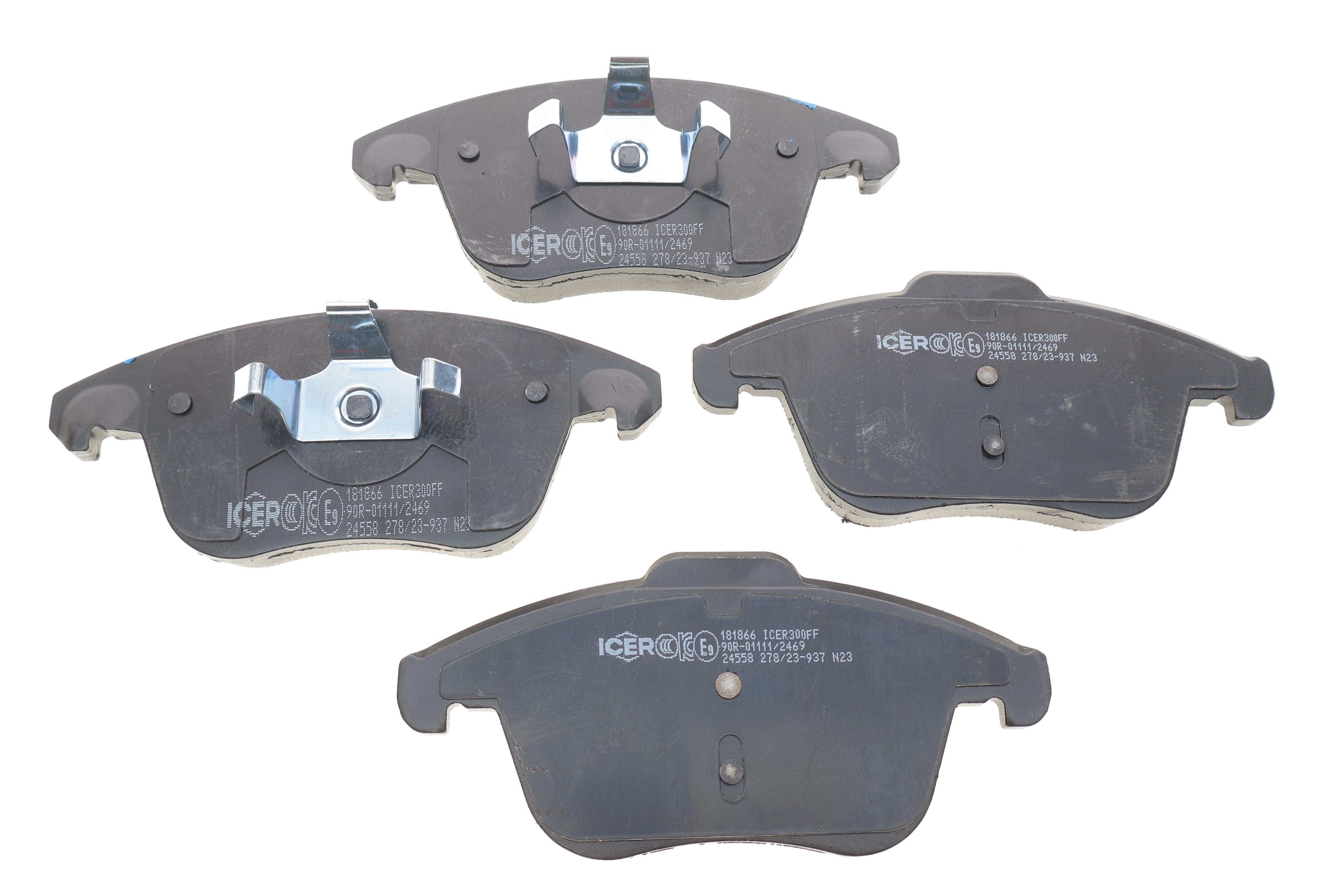 Колодки гальмівні (передні) Citroen C4 09-/C4 Grand Picasso 06-13/Peugeot 3008 11-16/5008 09-17