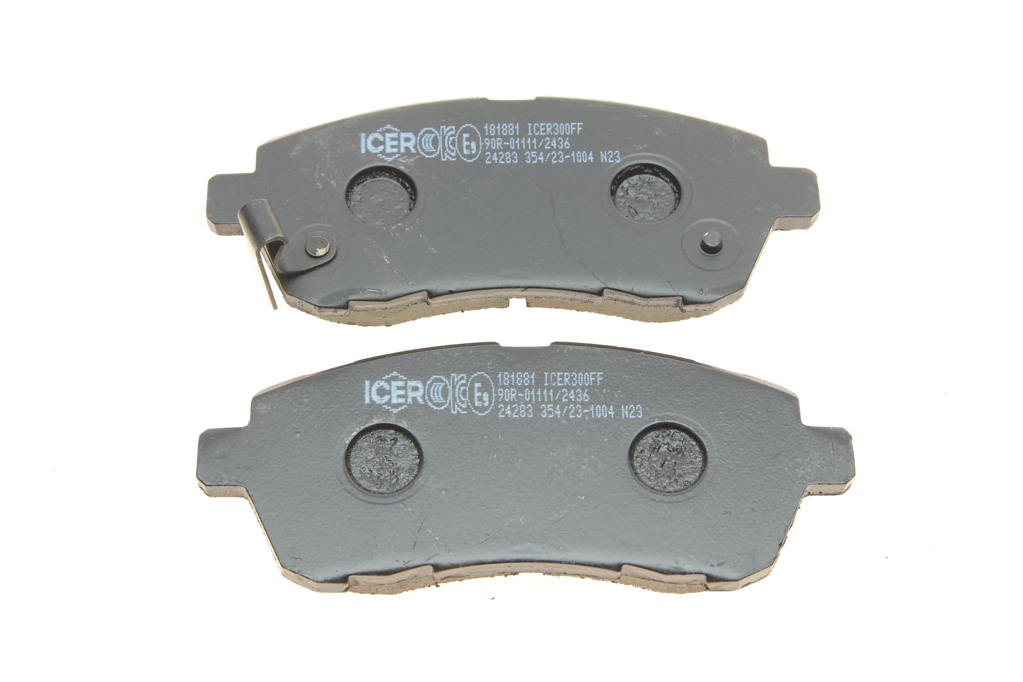 Колодки гальмівні (передні) Ford Fiesta VI 08-/Mazda 2 07-15/Subaru Justy 07-