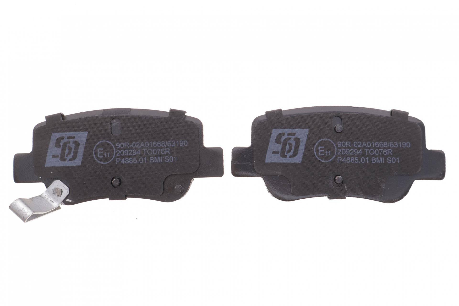 Колодки гальмівні (задні) Toyota Avensis 08-18