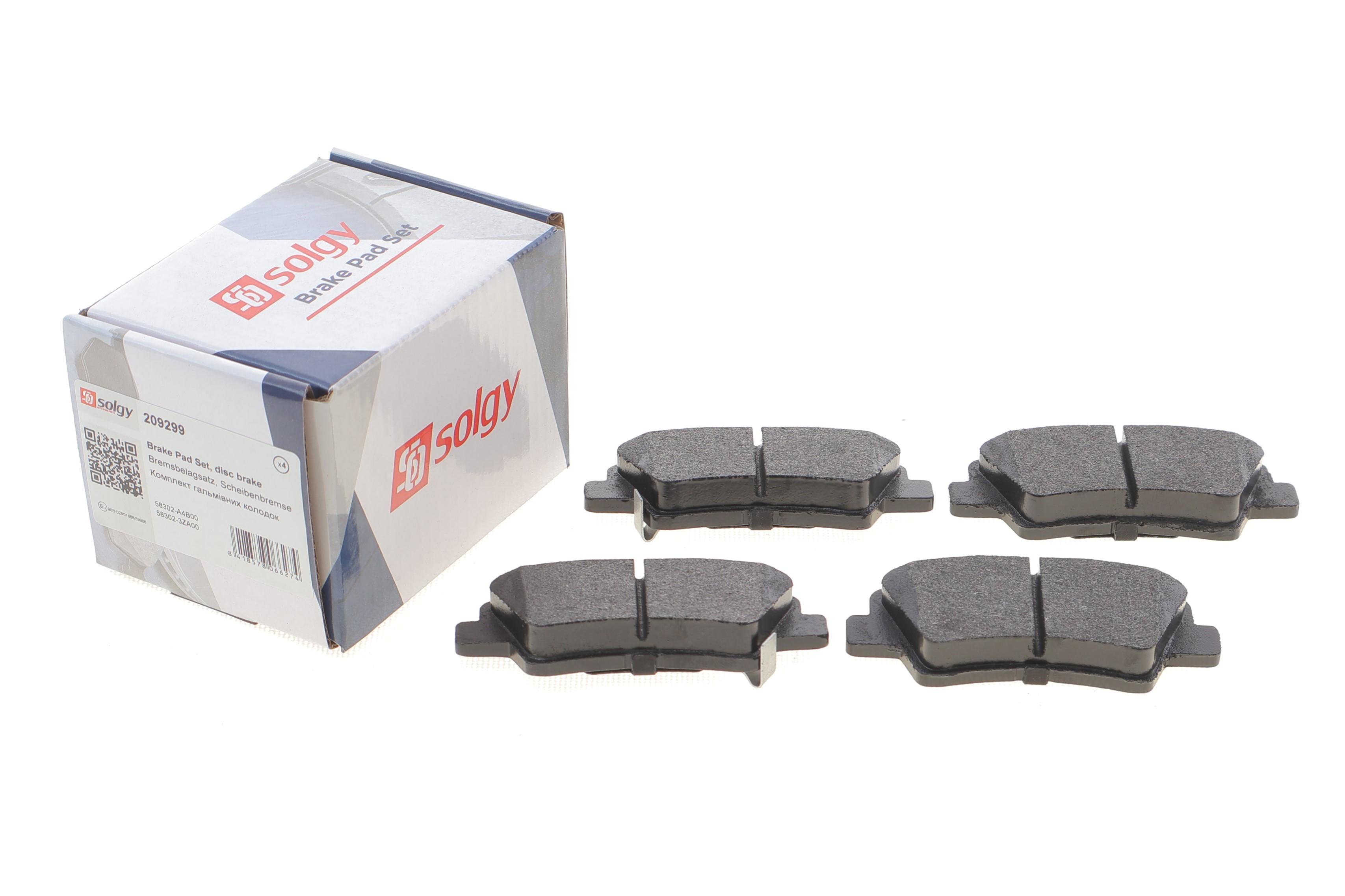 Колодки гальмівні (задні) Kia Ceed II/Rio III/Hyundai Accent/i20/i30/i40 10-