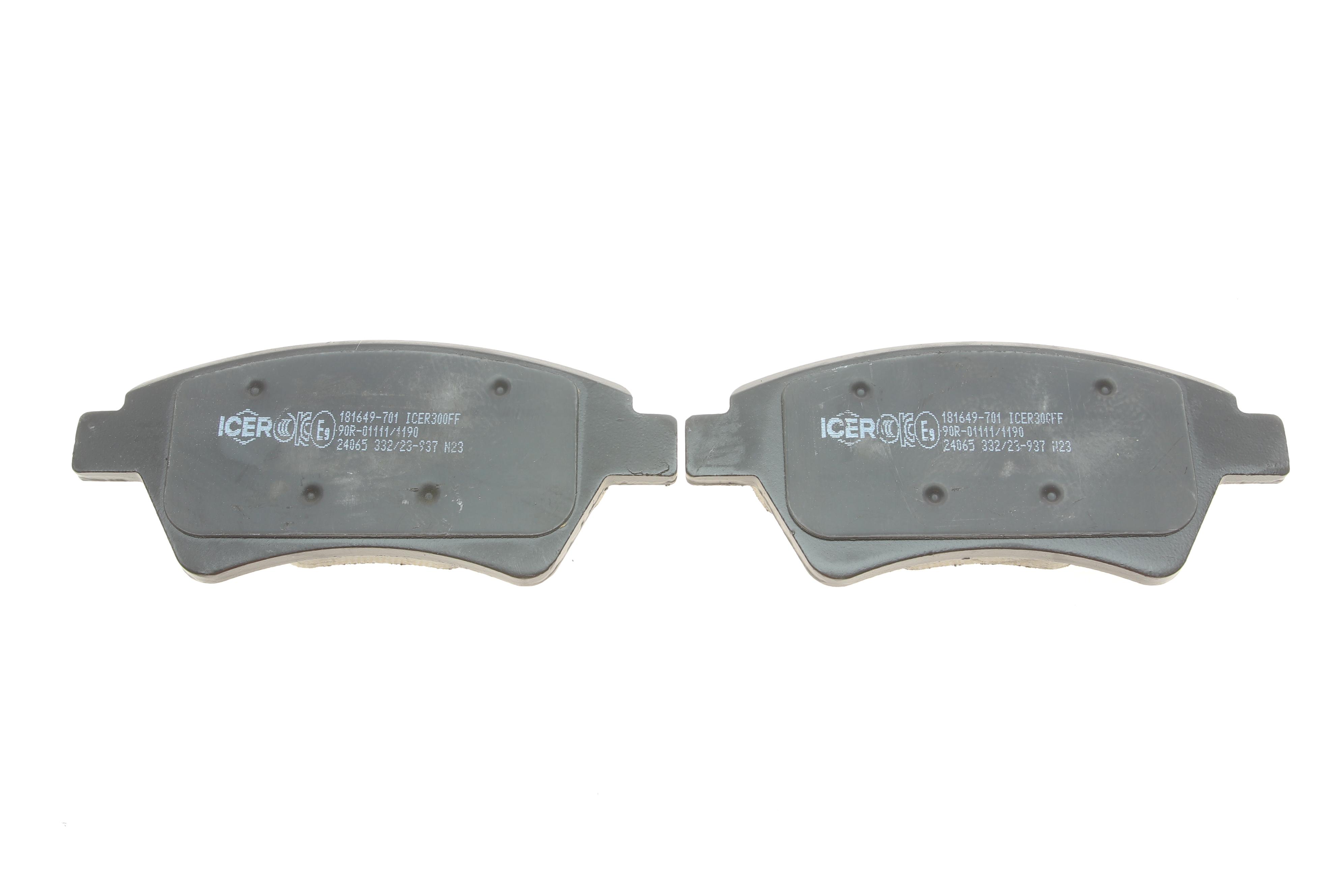 Колодки гальмівні (передні) Renault Megane II 03-/Scenic II 05-08/Grand Scenic II/III 04-