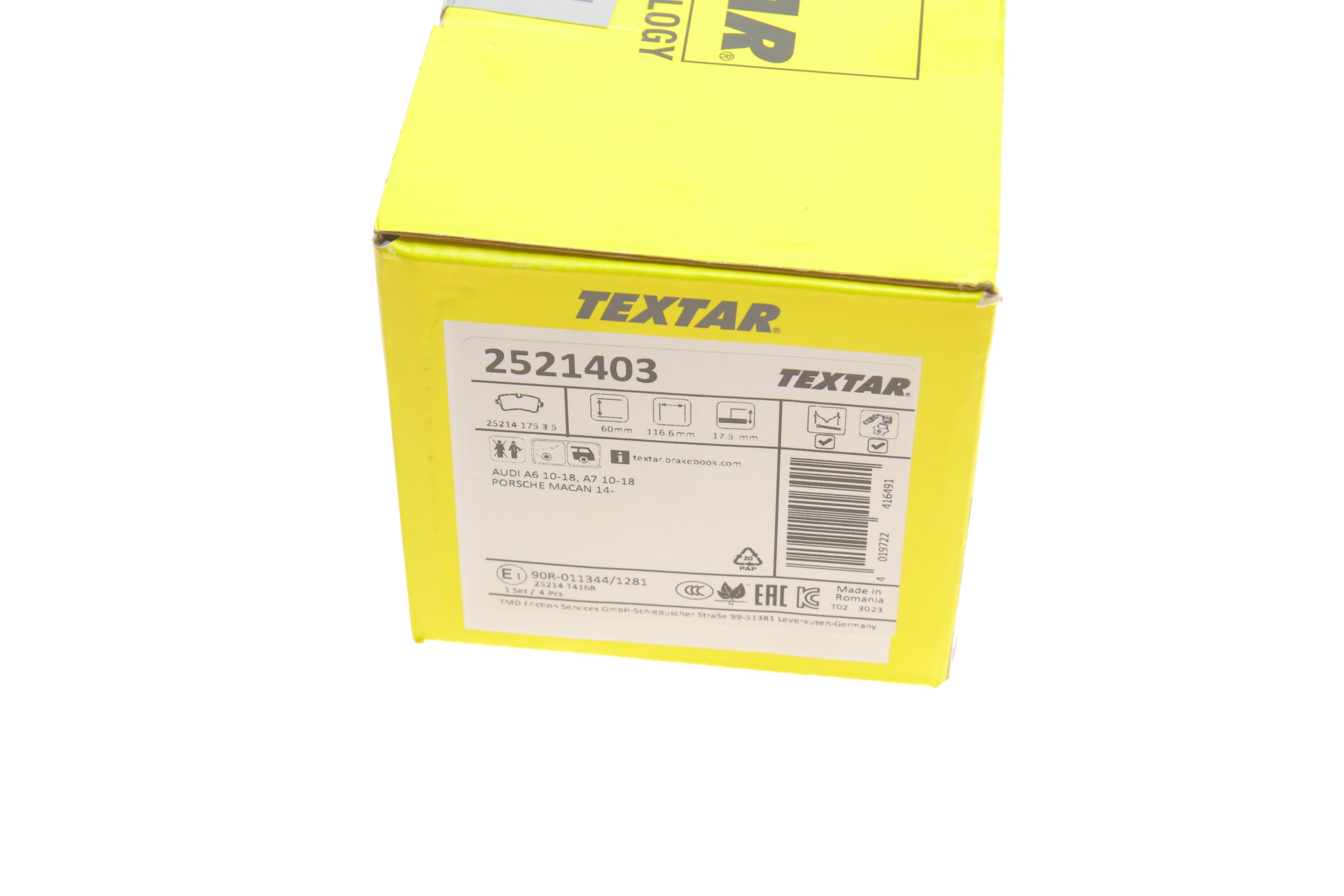 Колодки гальмівні (задні) Audi A6/A7 10- /Porsche Macan 14- (Lucas;330mm;356mm) Q+ (з датчиками)