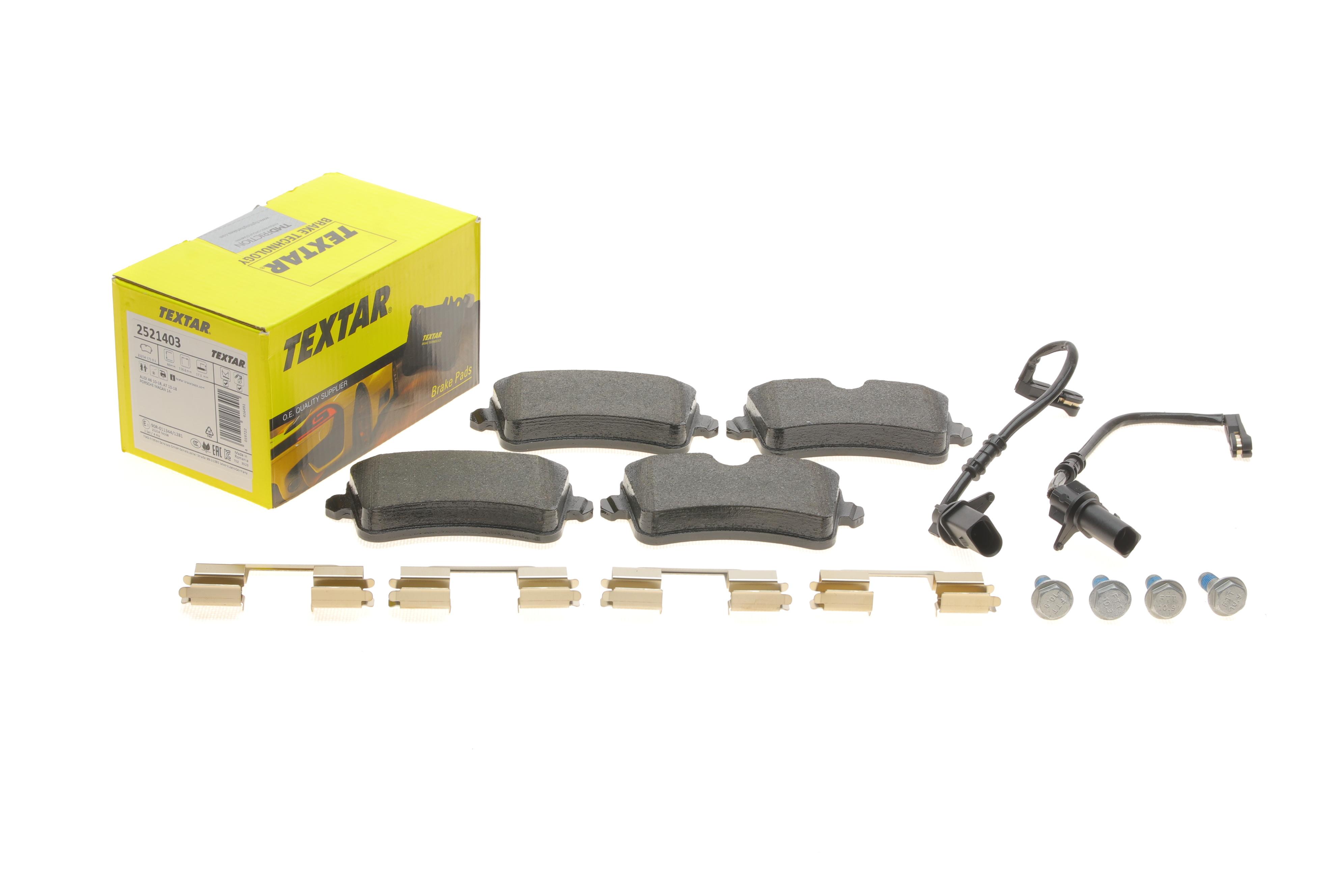 Колодки гальмівні (задні) Audi A6/A7 10- /Porsche Macan 14- (Lucas;330mm;356mm) Q+ (з датчиками)