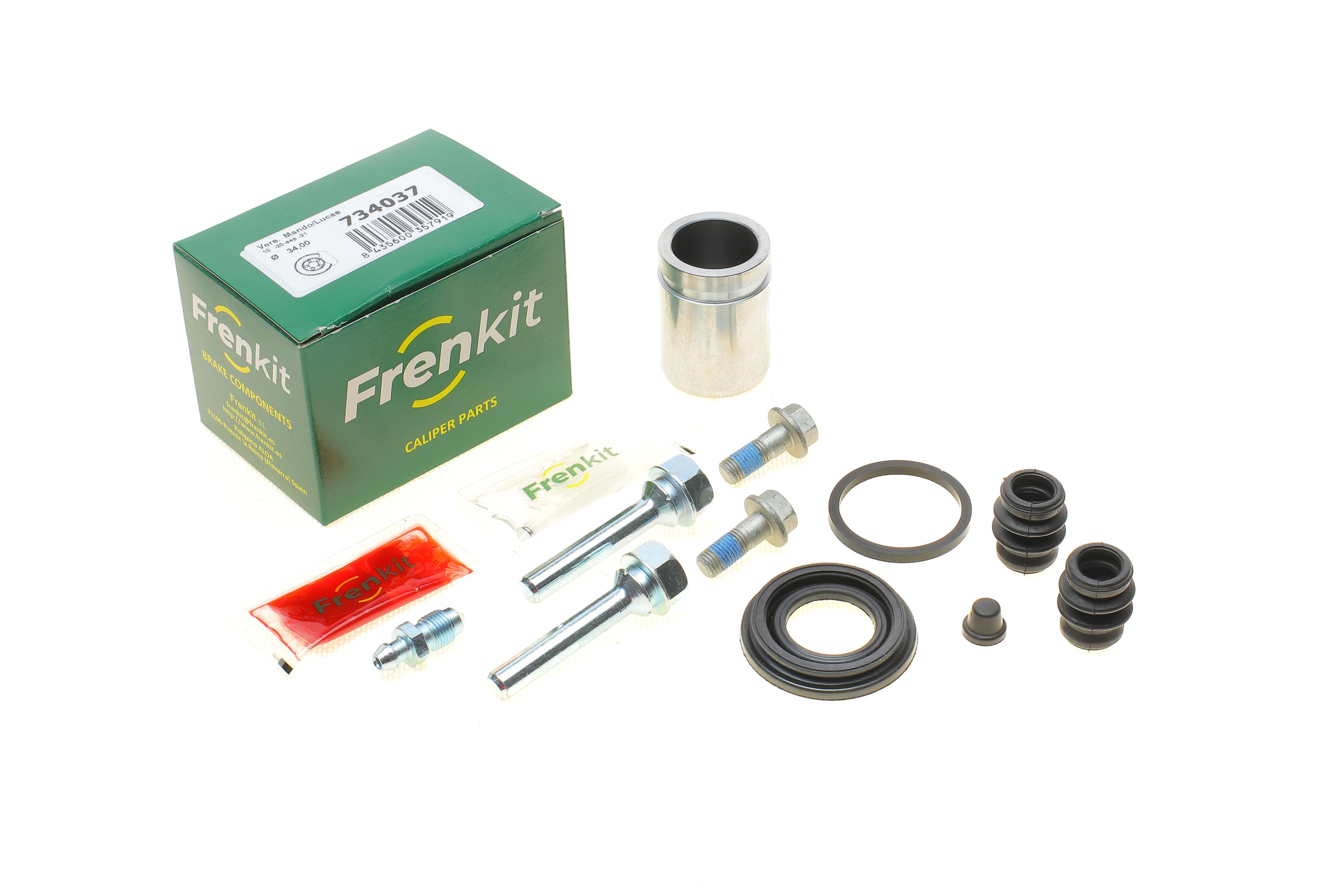 Ремкомплект супорта (заднього) Hyundai Sonata 98-04 (d=34mm) (Mando) (+поршень/направляюча)