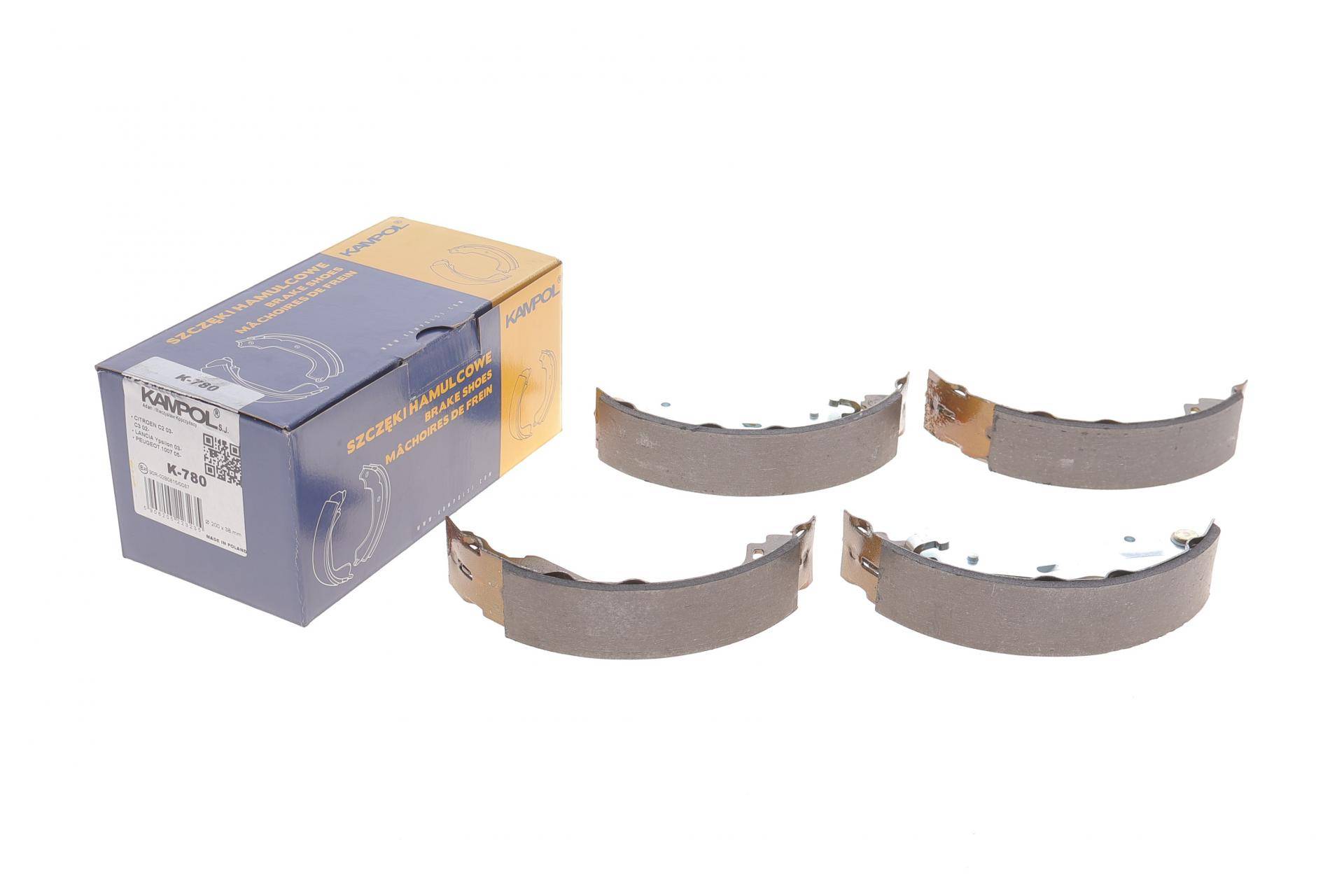 Колодки гальмівні (задні) Citroen C3/Peugeot 1007 02- (барабанні) (200x38)