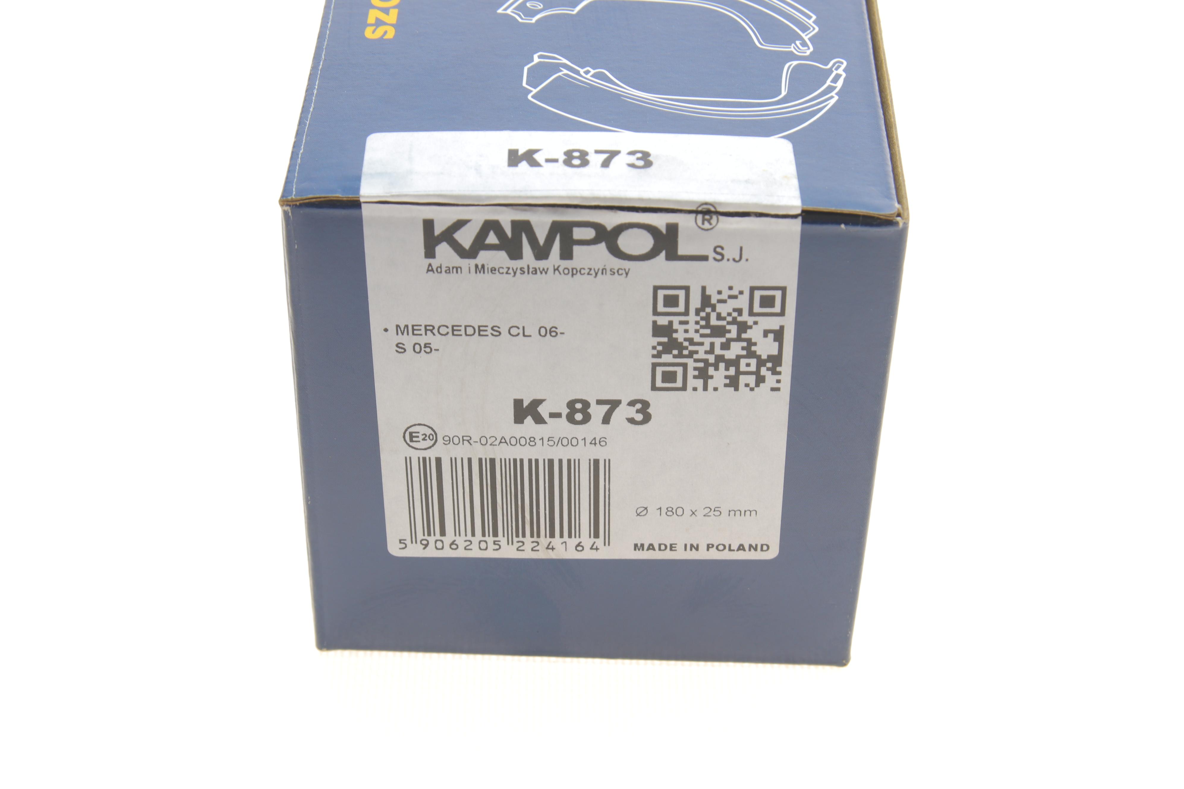 Колодки ручника MB E-class (W211)/S-class (W221) 05- (180x25)