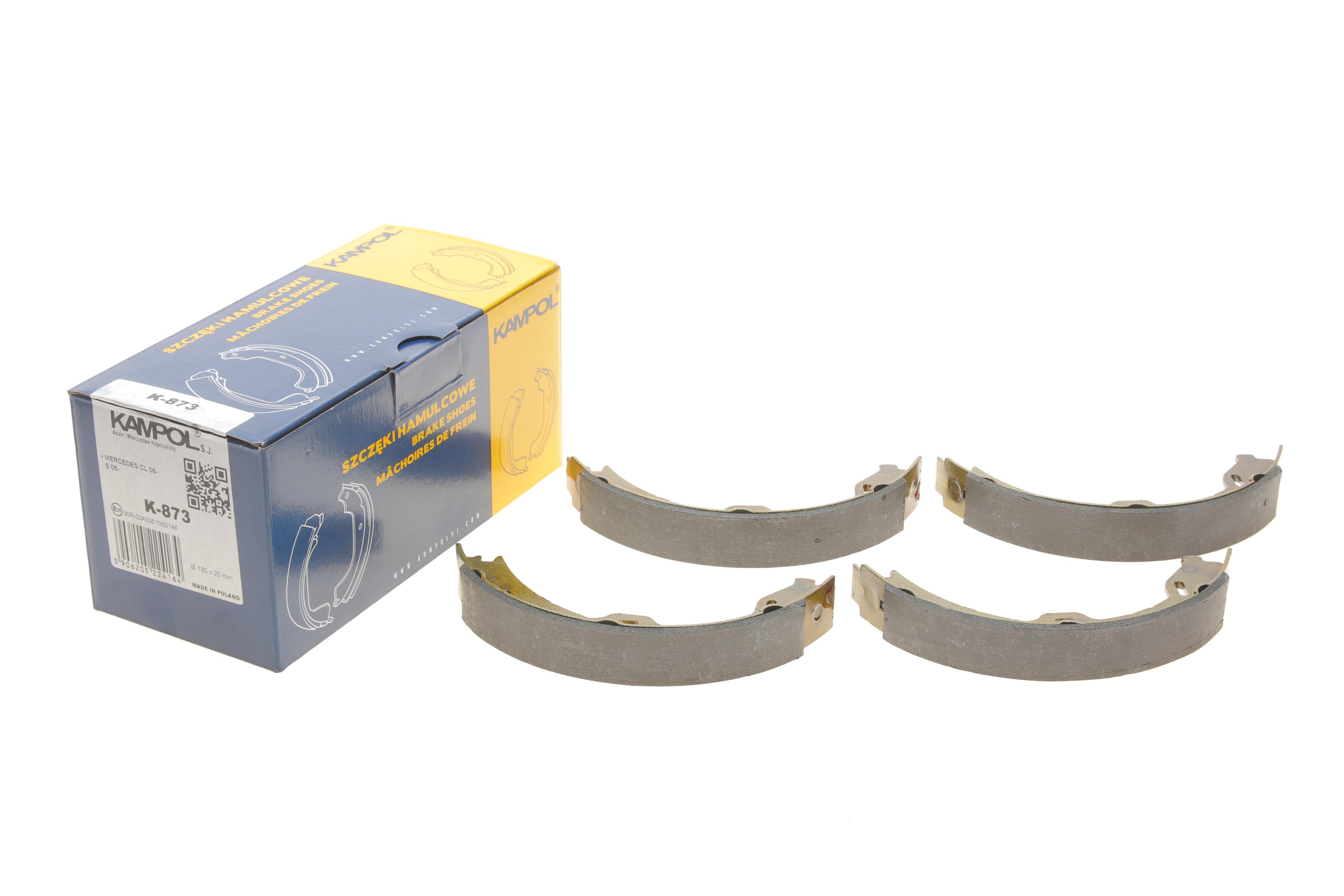 Колодки ручника MB E-class (W211)/S-class (W221) 05- (180x25)