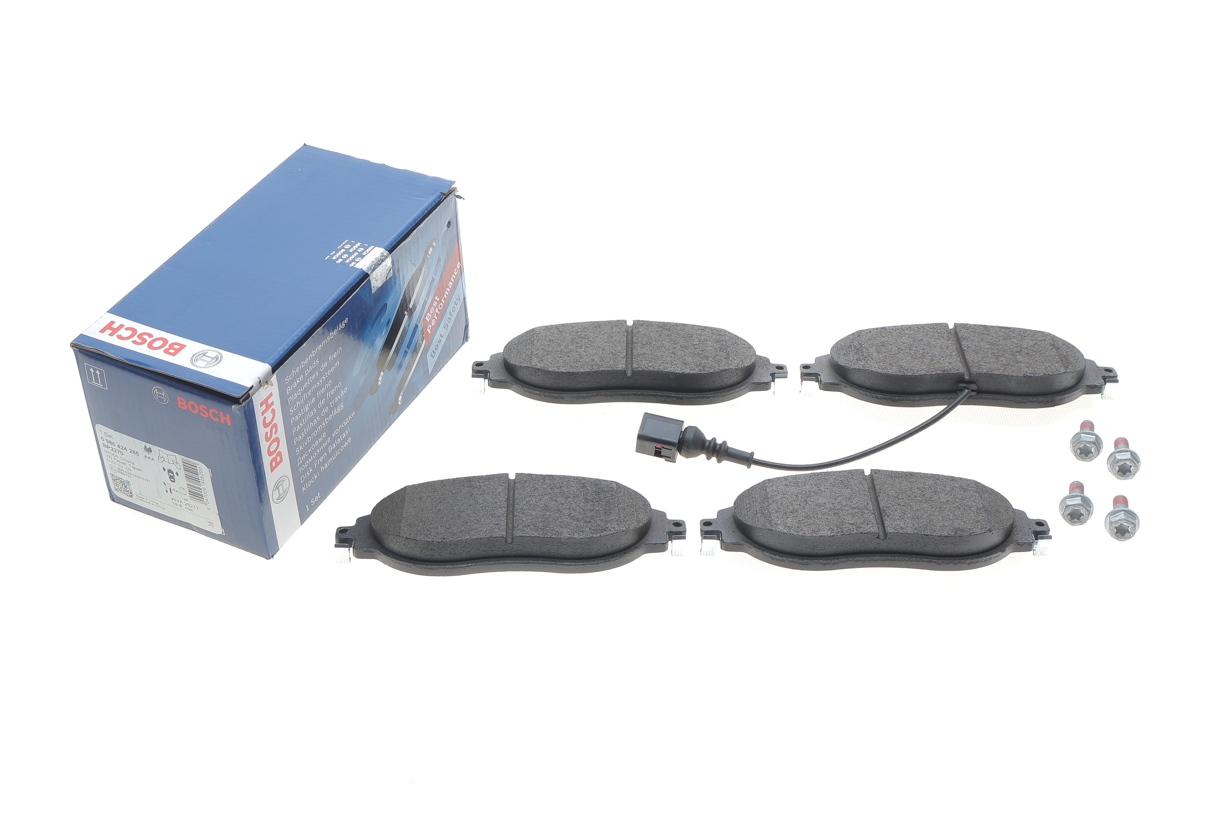 Колодки гальмівні (передні) Audi A3/Skoda Octavia III/VW Passat/Golf 13- (з датчиком)