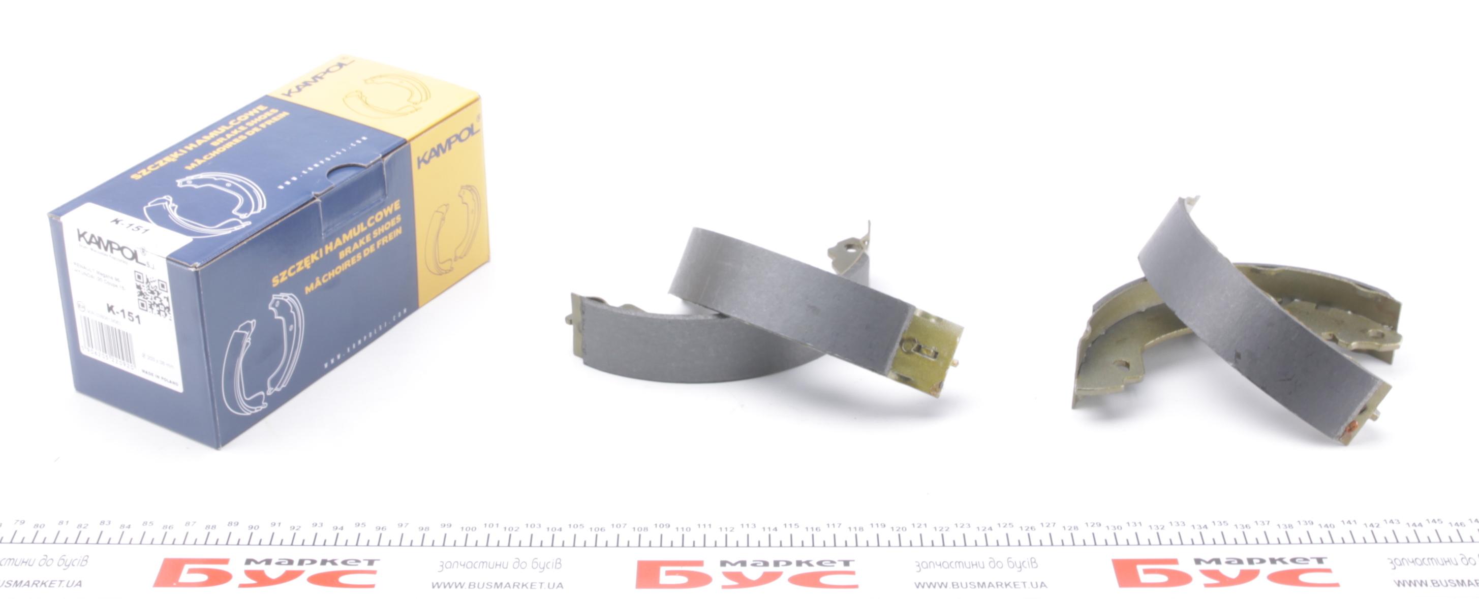 Колодки гальмівні (задні) Renault Megane I 96-02 (барабанні) (200x38)