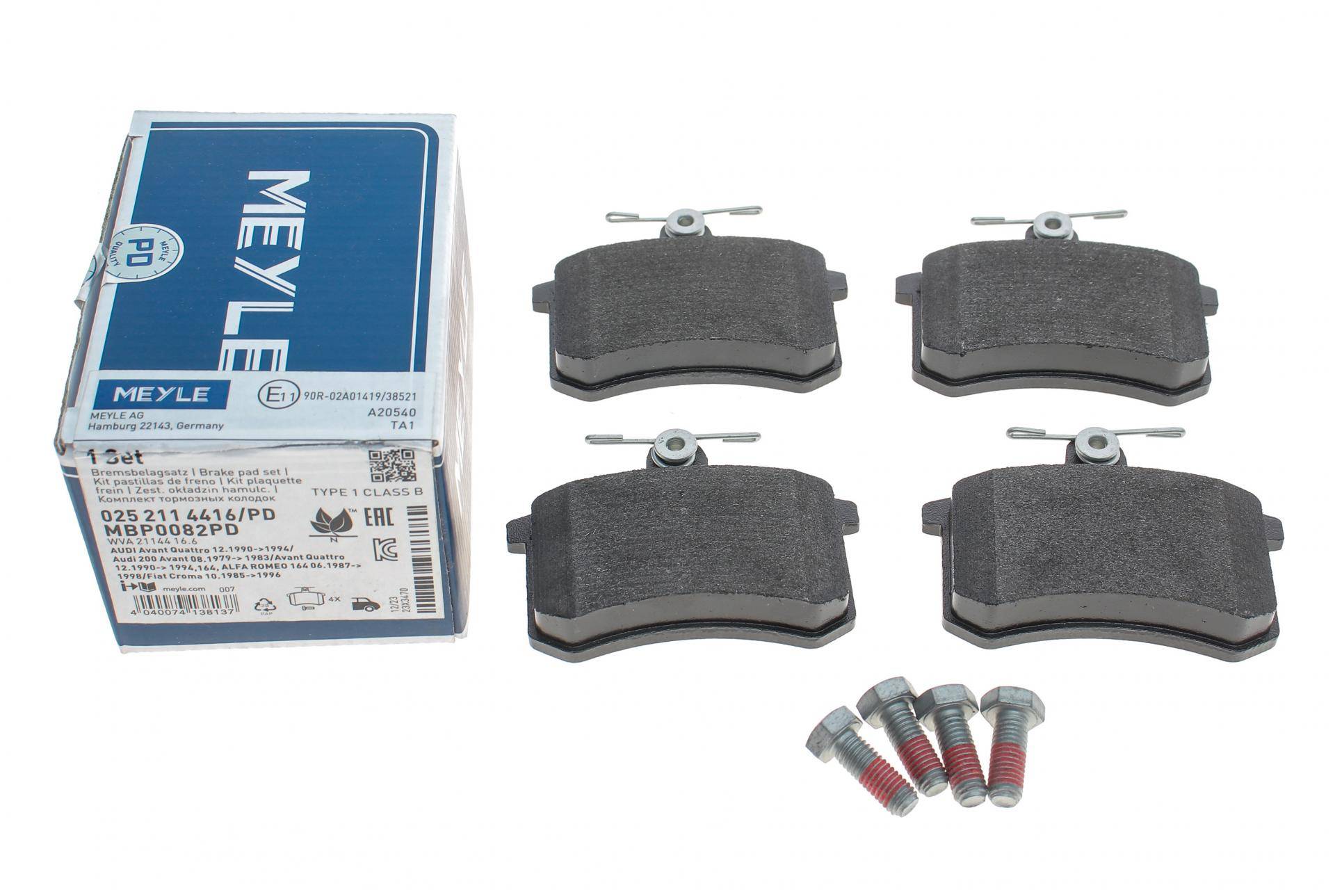 Колодки гальмівні (задні) Audi A4 -00/A6 -97