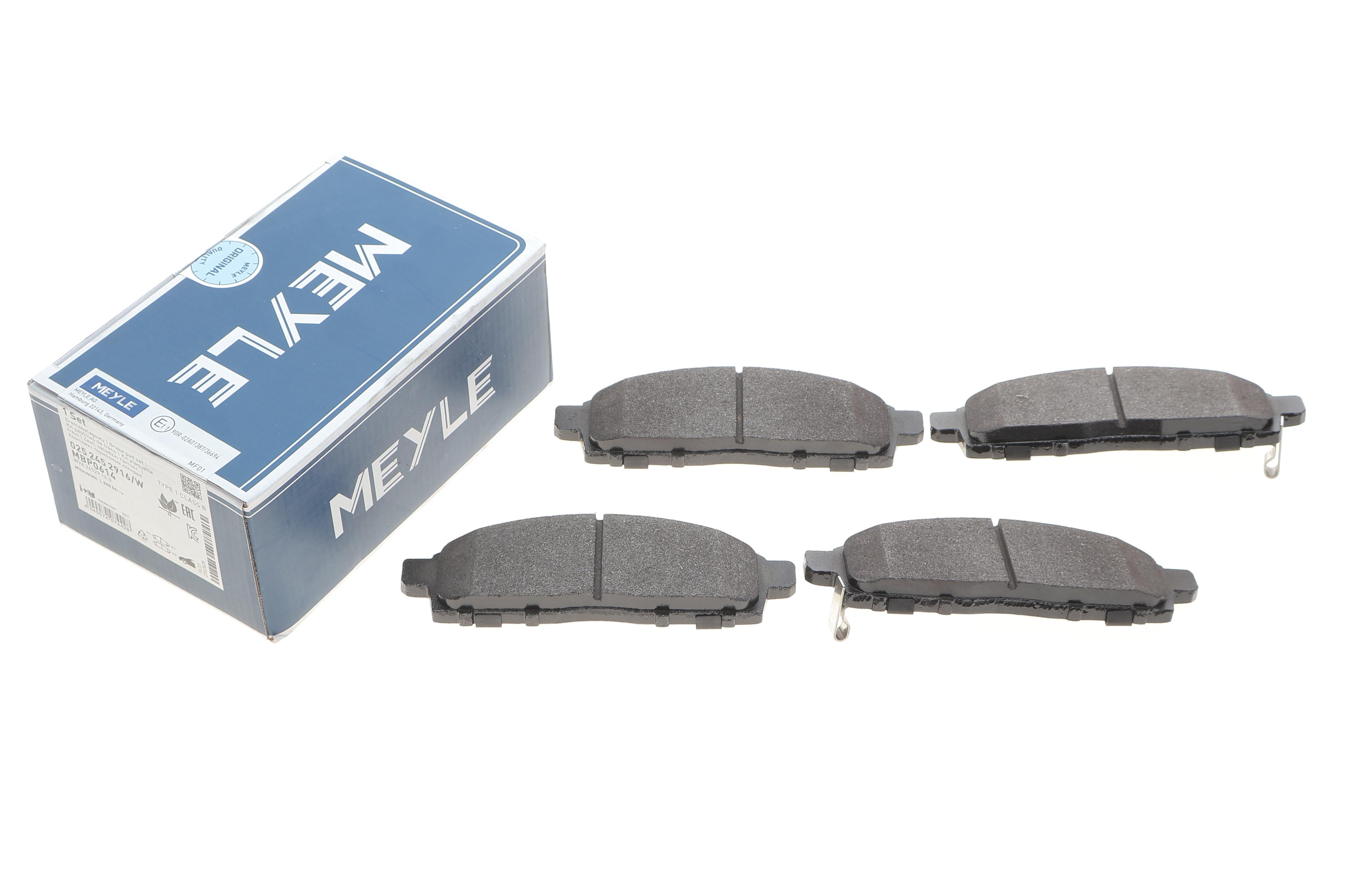 Колодки гальмівні (передні) Mitsubishi L200 2.5DI-D 05-15