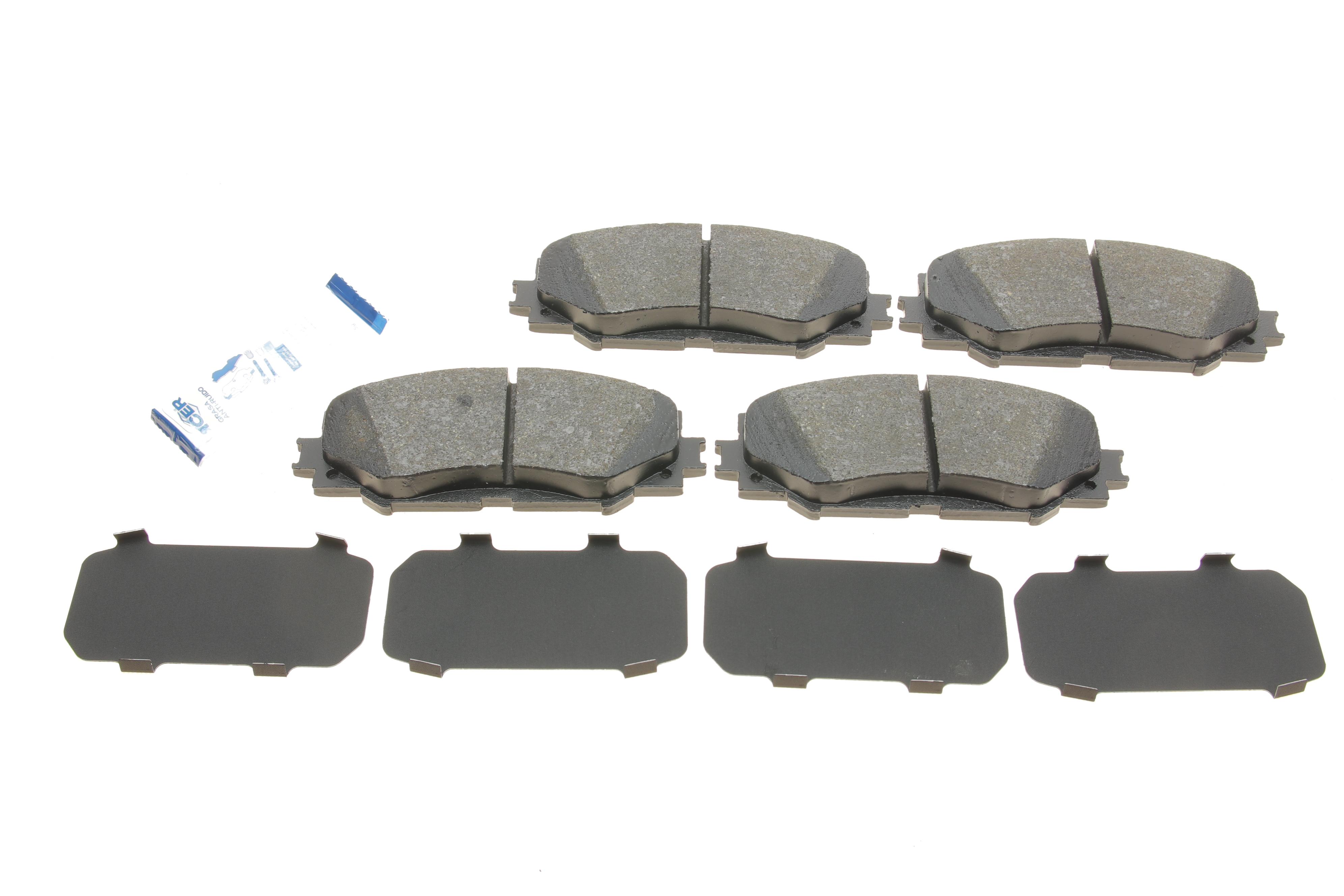 Колодки гальмівні (передні) Toyota Corolla 01-18/Auris 07-12/Rav4 III 05-/Yaris/Prius+ 12-