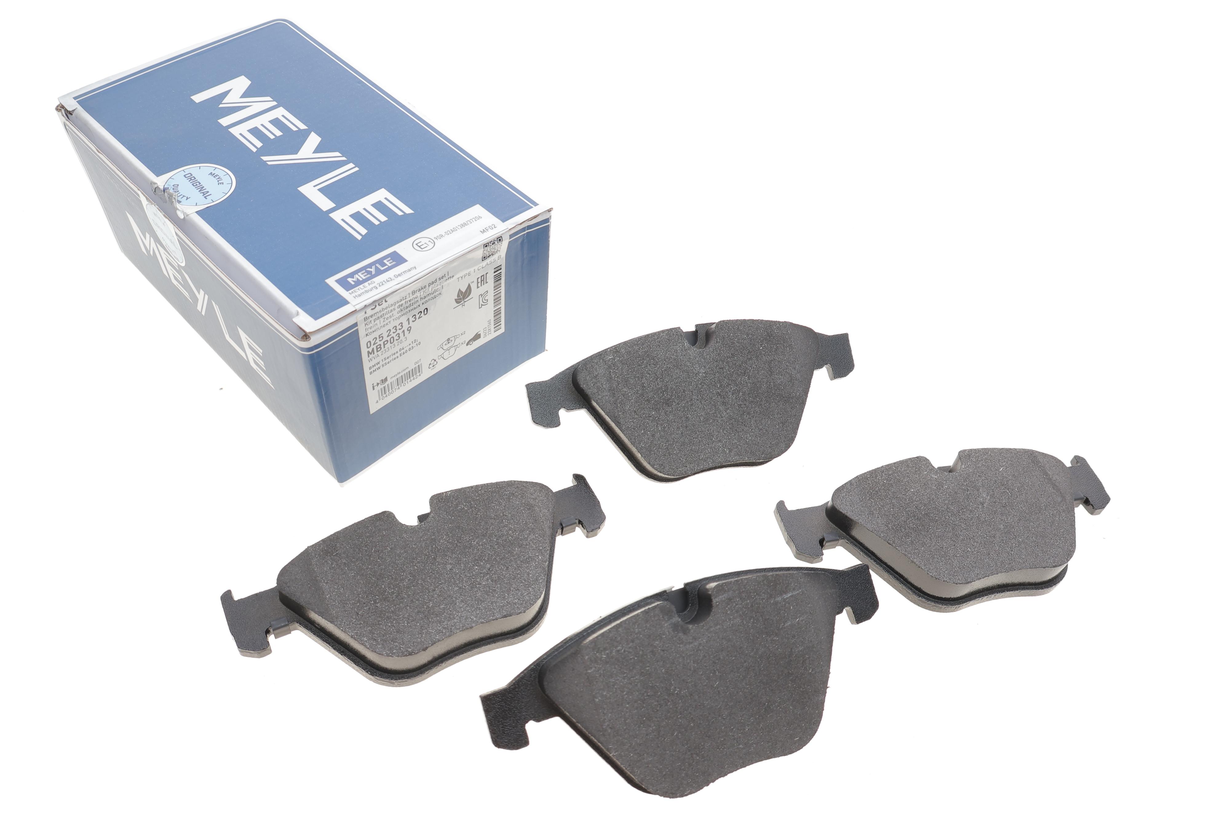 Колодки гальмівні (передні) BMW 3 (E90-E93) 05-