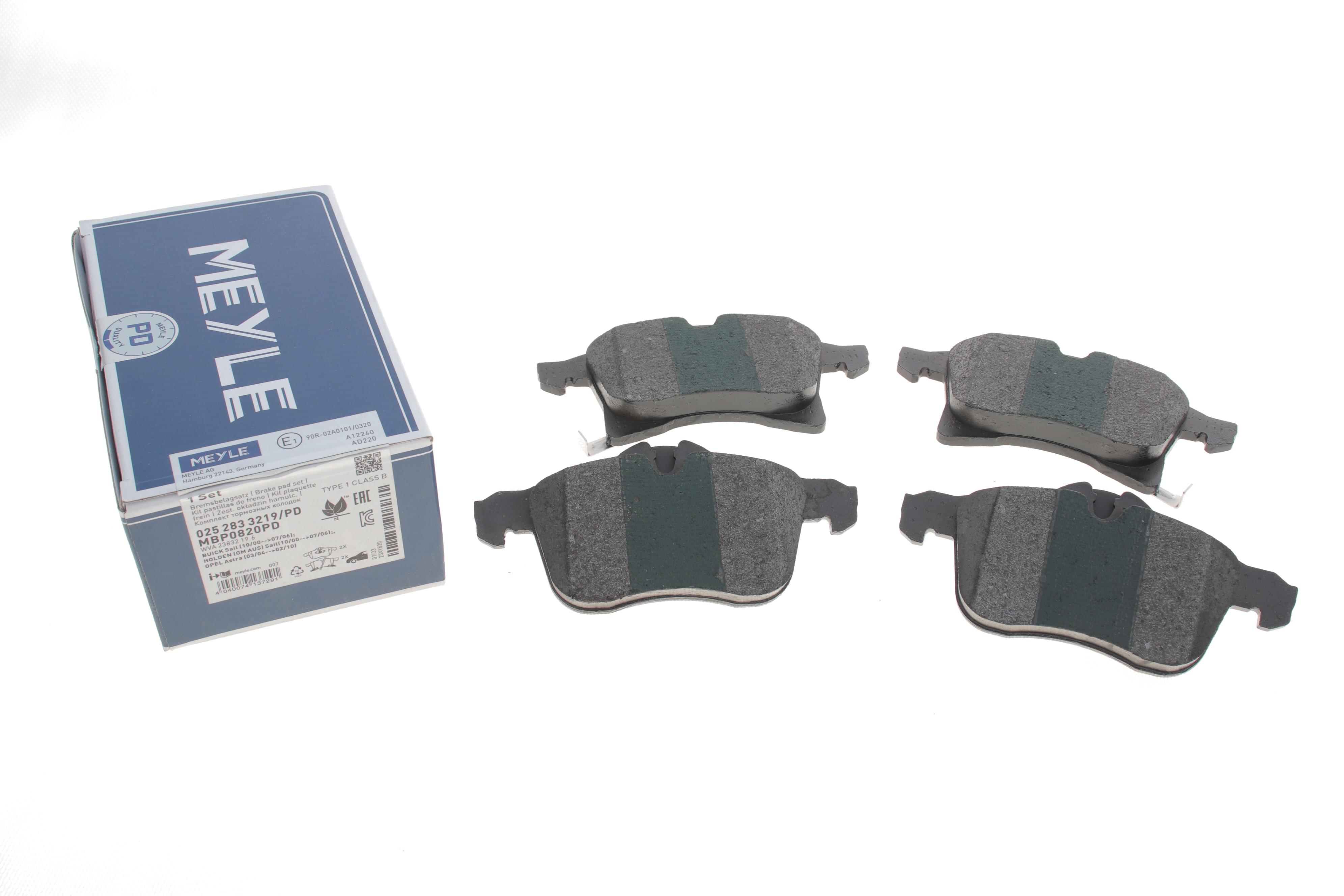 Колодки гальмівні (передні) Opel Combo 01- (Ate)