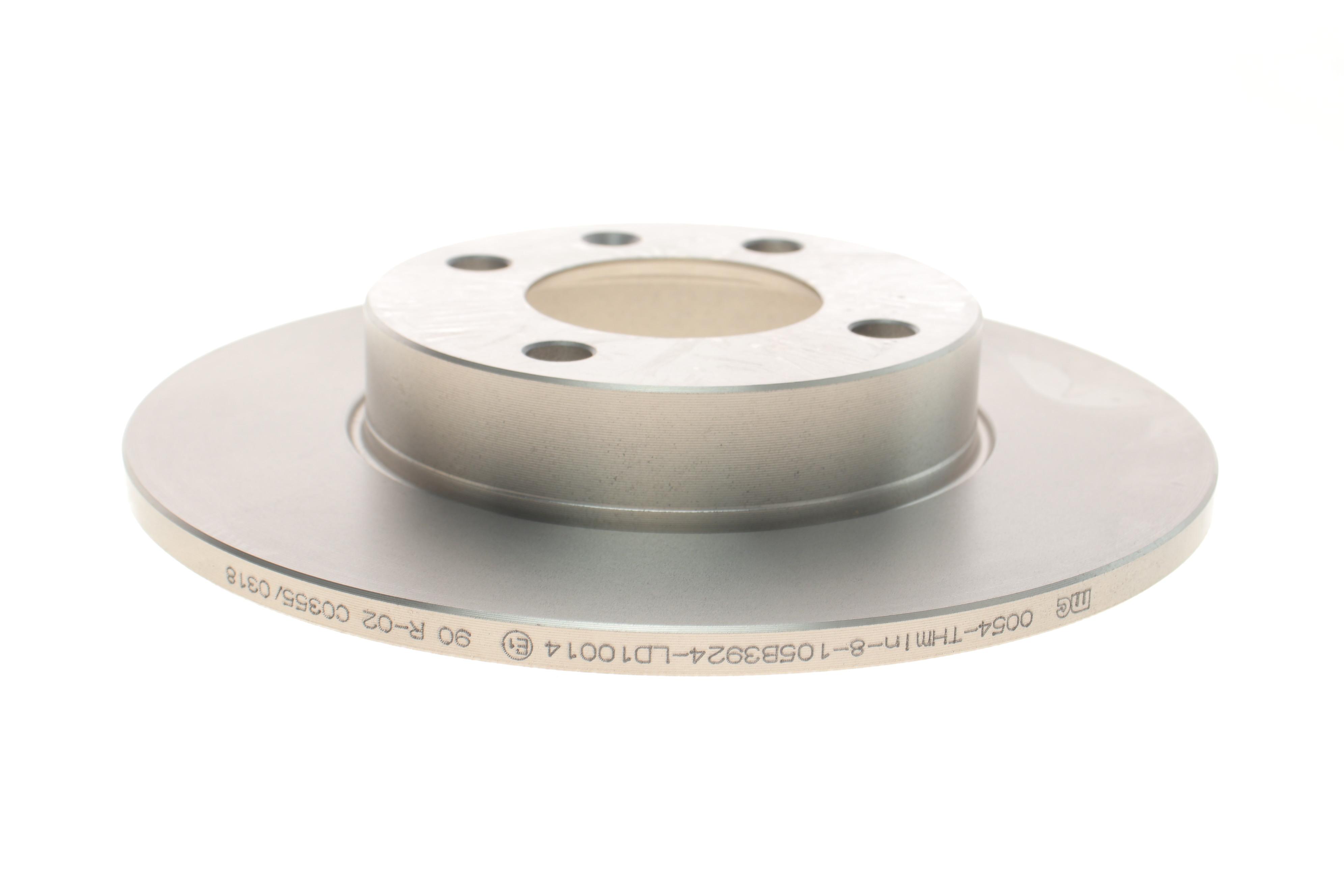 Диск гальмівний (передній) Seat Ibiza 93-99/VW Golf/Passat 74-96/Polo 81-01 (239x10) (повний)