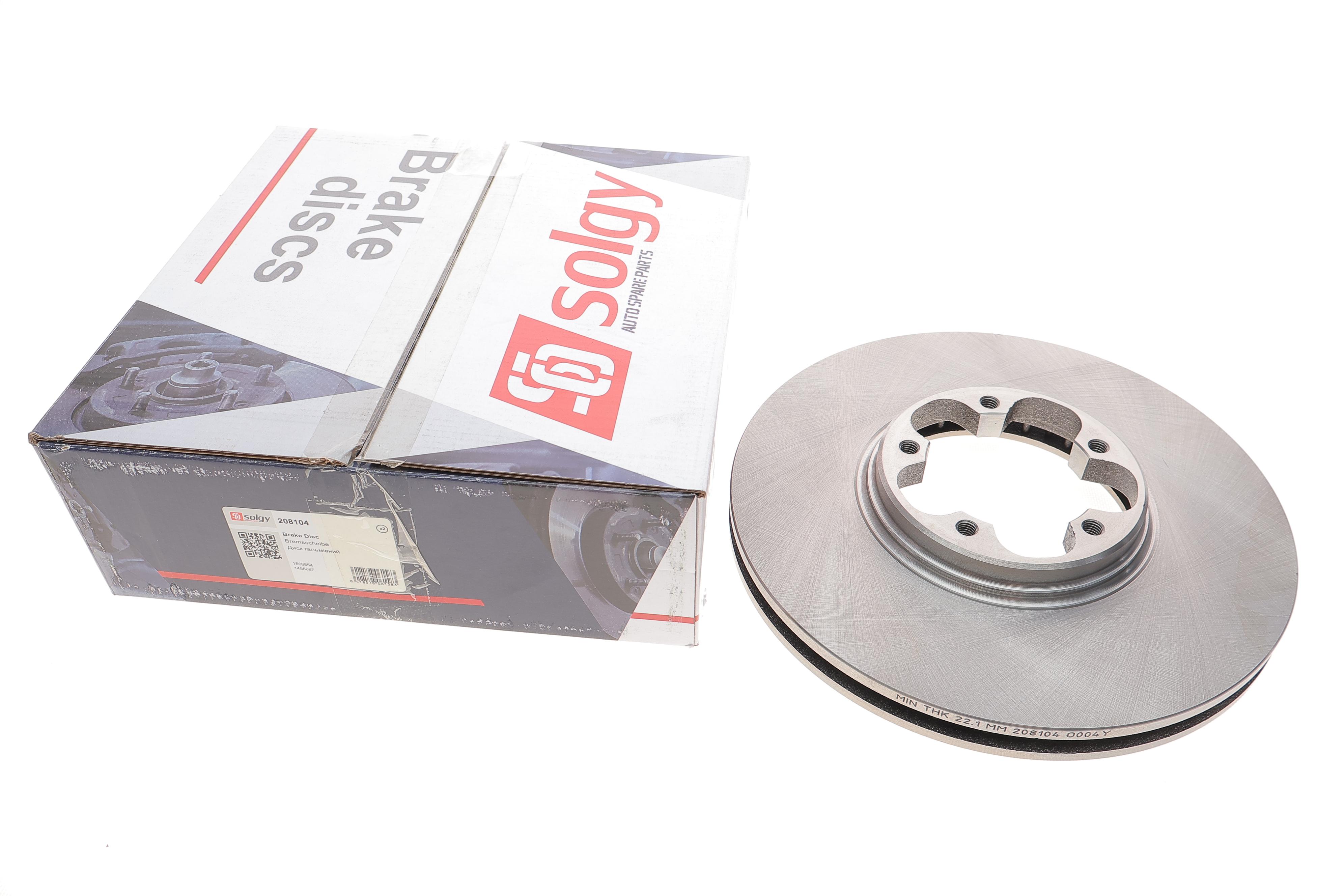 Диск гальмівний (передній) Ford Transit 00- (FWD) (276x24.5)