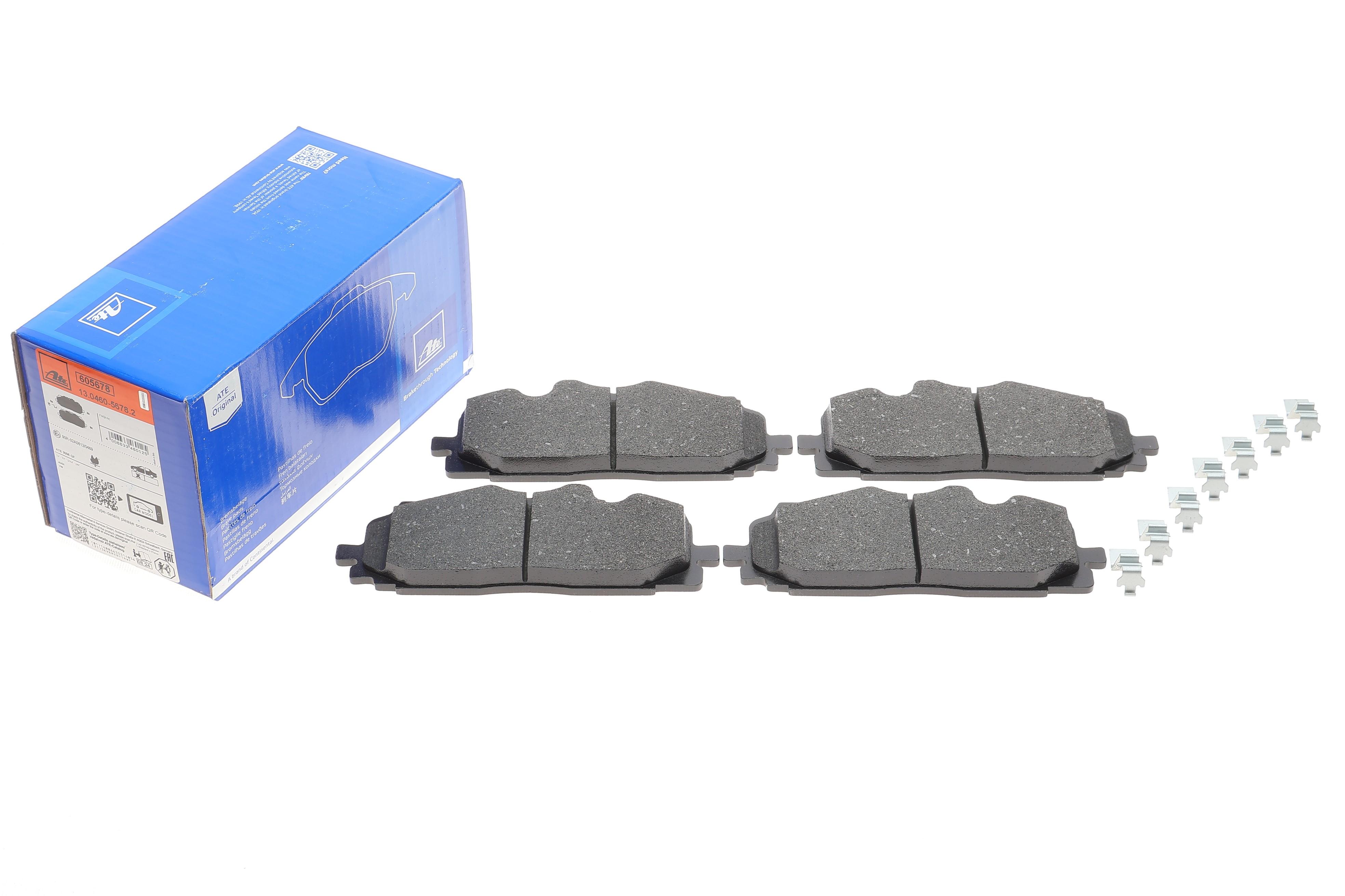 Колодки гальмівні (передні) Audi A4/A5/Q5/Q7 15-/ A5 Sportback 07-17/ A6/A7/A8/Q3/Q8/VW Touareg 17- (Akebono)