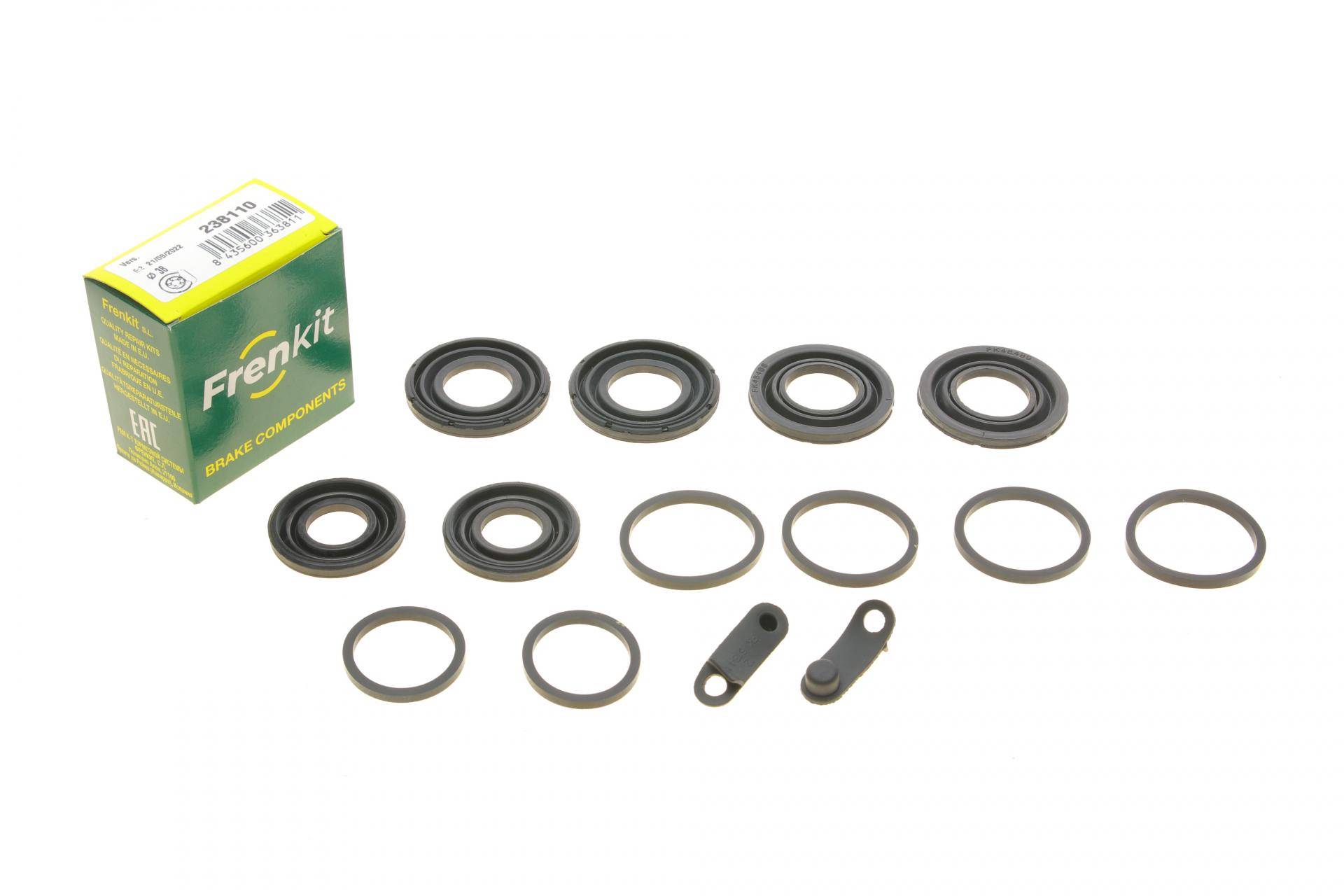 Ремкомплект супорта (переднього) Audi Q7/VW Touareg 15 (d=38mm) (Akebono)