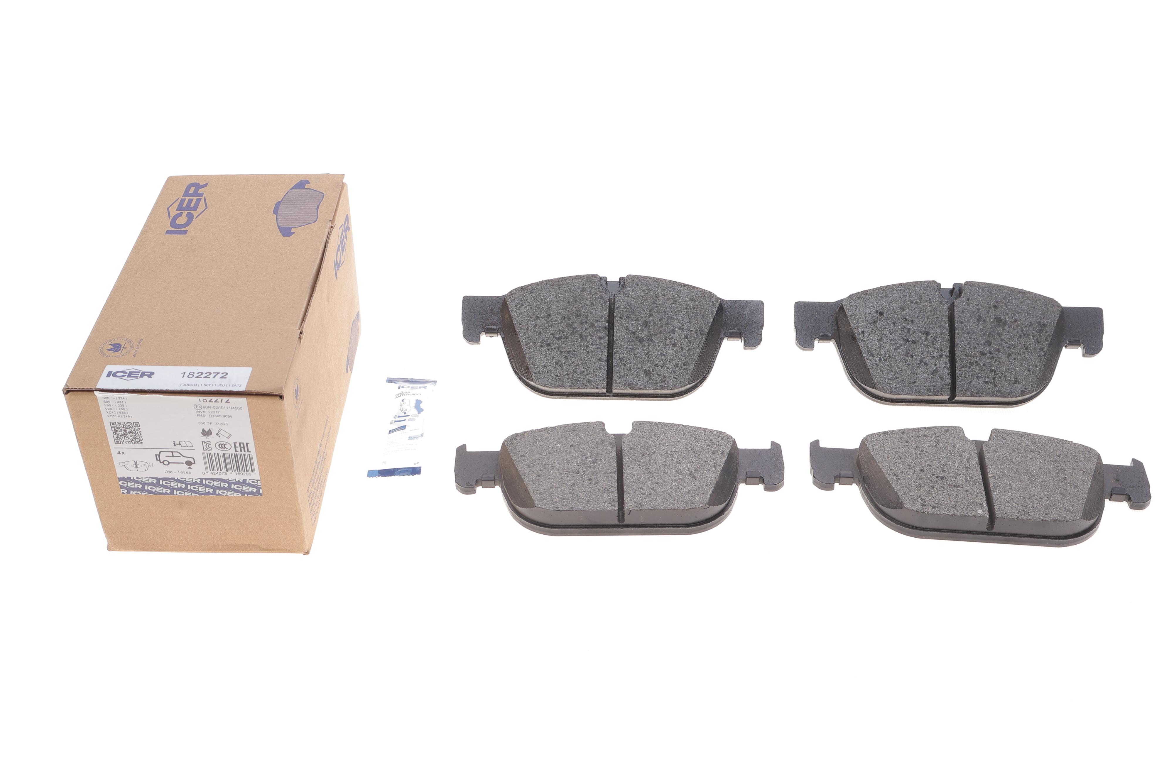 Колодки гальмівні (передні) Volvo S60/V60 18-/S90/V90/XC40/XC60 16-/XC90 14-