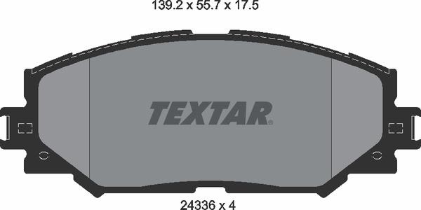 Колодки гальмівні (передні) Toyota RAV4 III 06-/Auris 07- (Akebono)