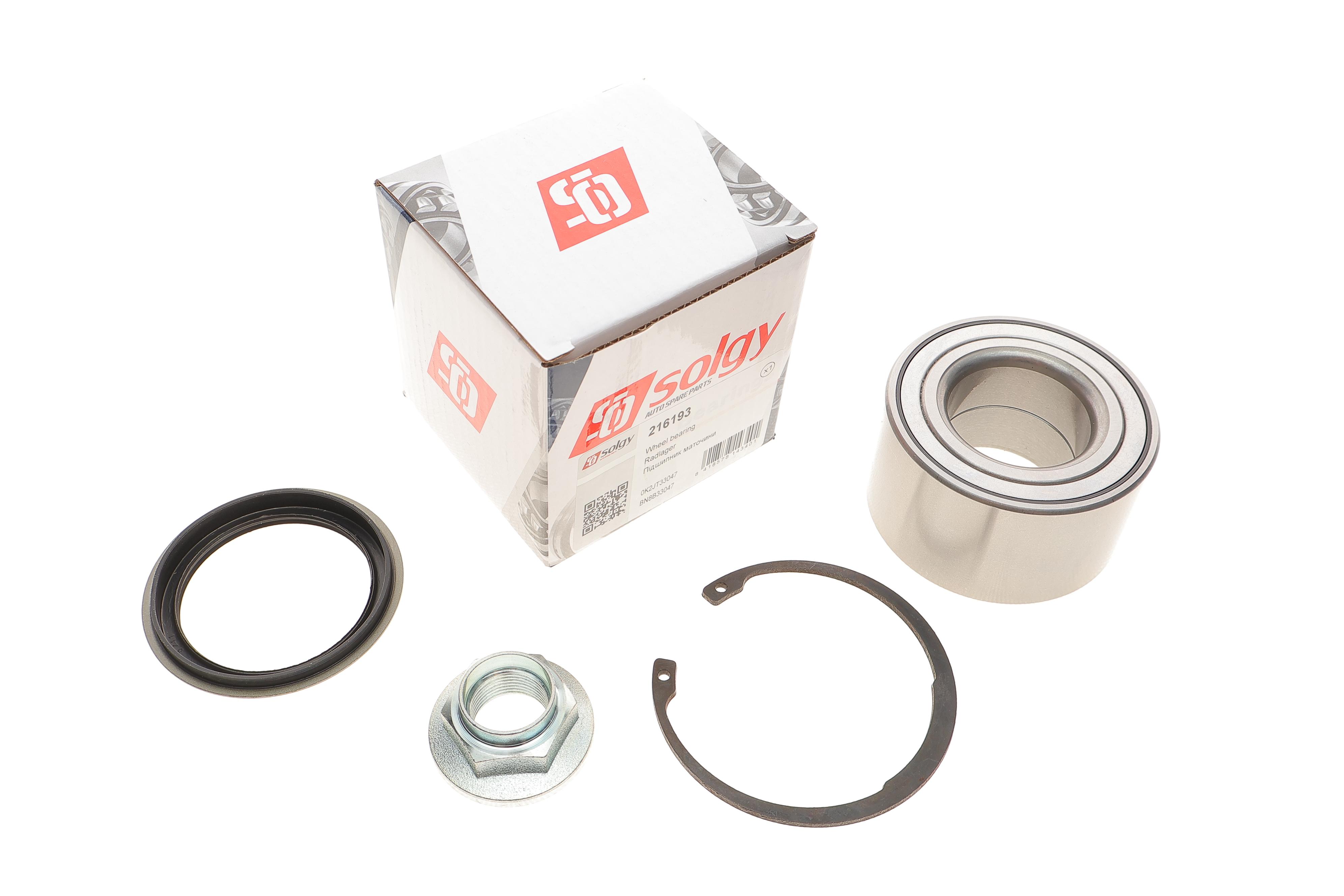 Підшипник маточини (передньої) Mazda 323 91-94/626 92-02/KIA Carens II 02- (42x80x45) (к-кт)