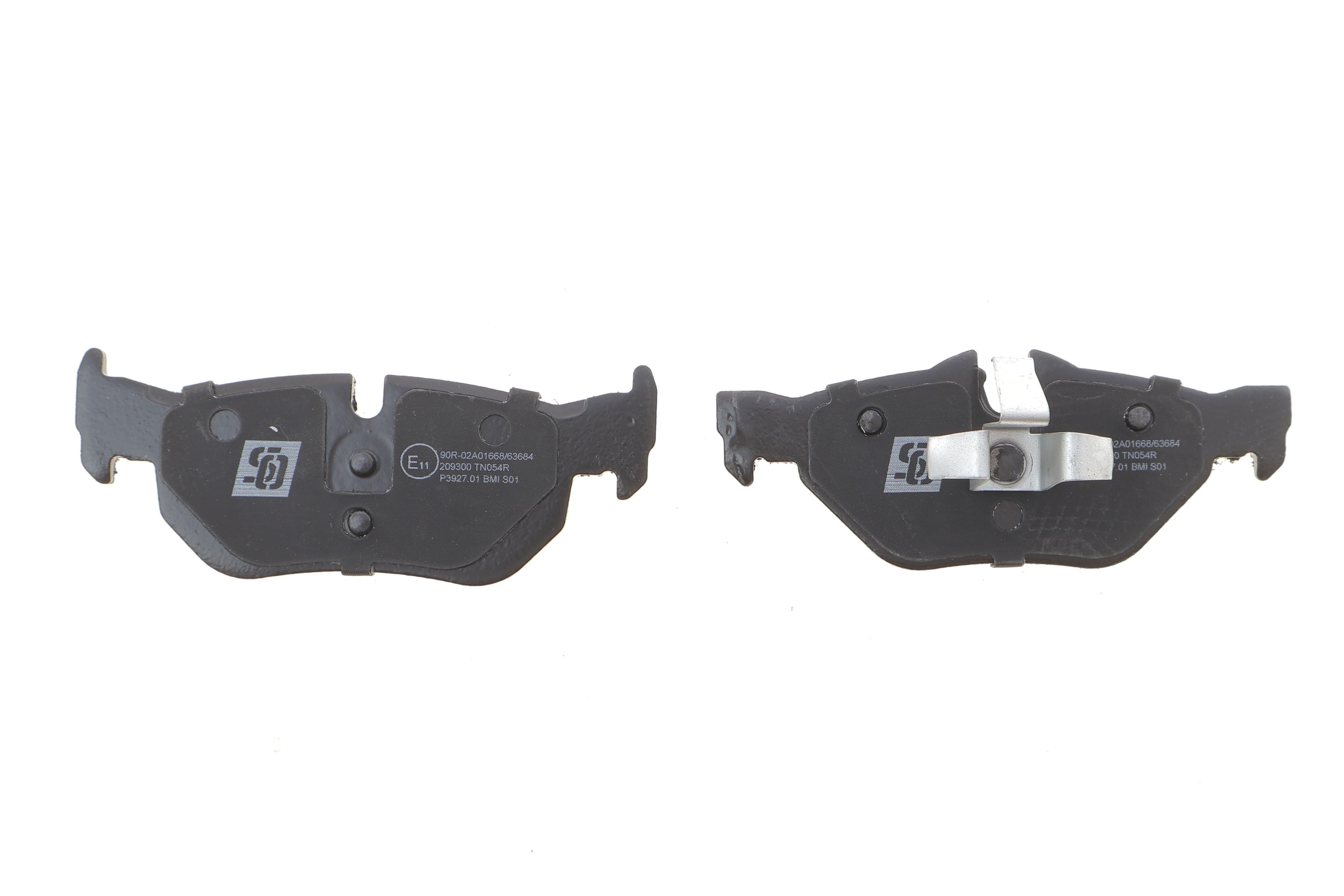 Колодки гальмівні (задні) BMW 1(E81/82/87)/3 (E90-E93)/X1 (E84) 03-13