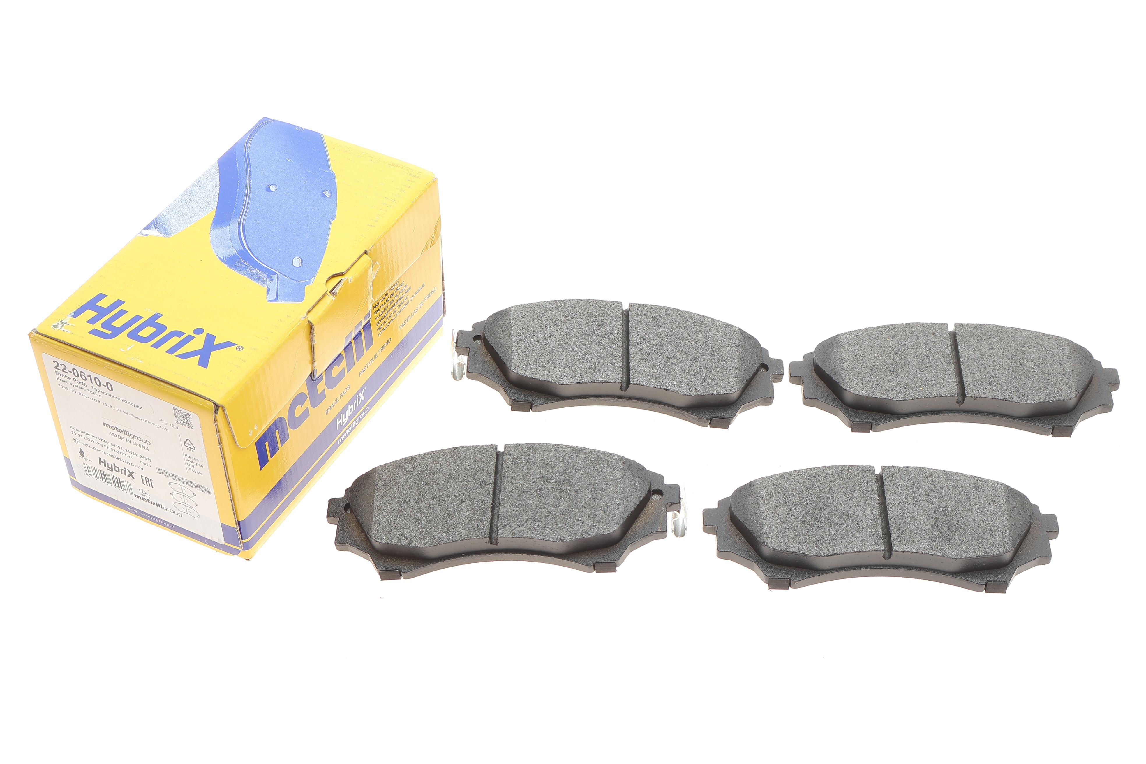 Колодки гальмівні (передні) Ford Ranger 99-12/Mazda B-Serie 99-06/BT-50 06-