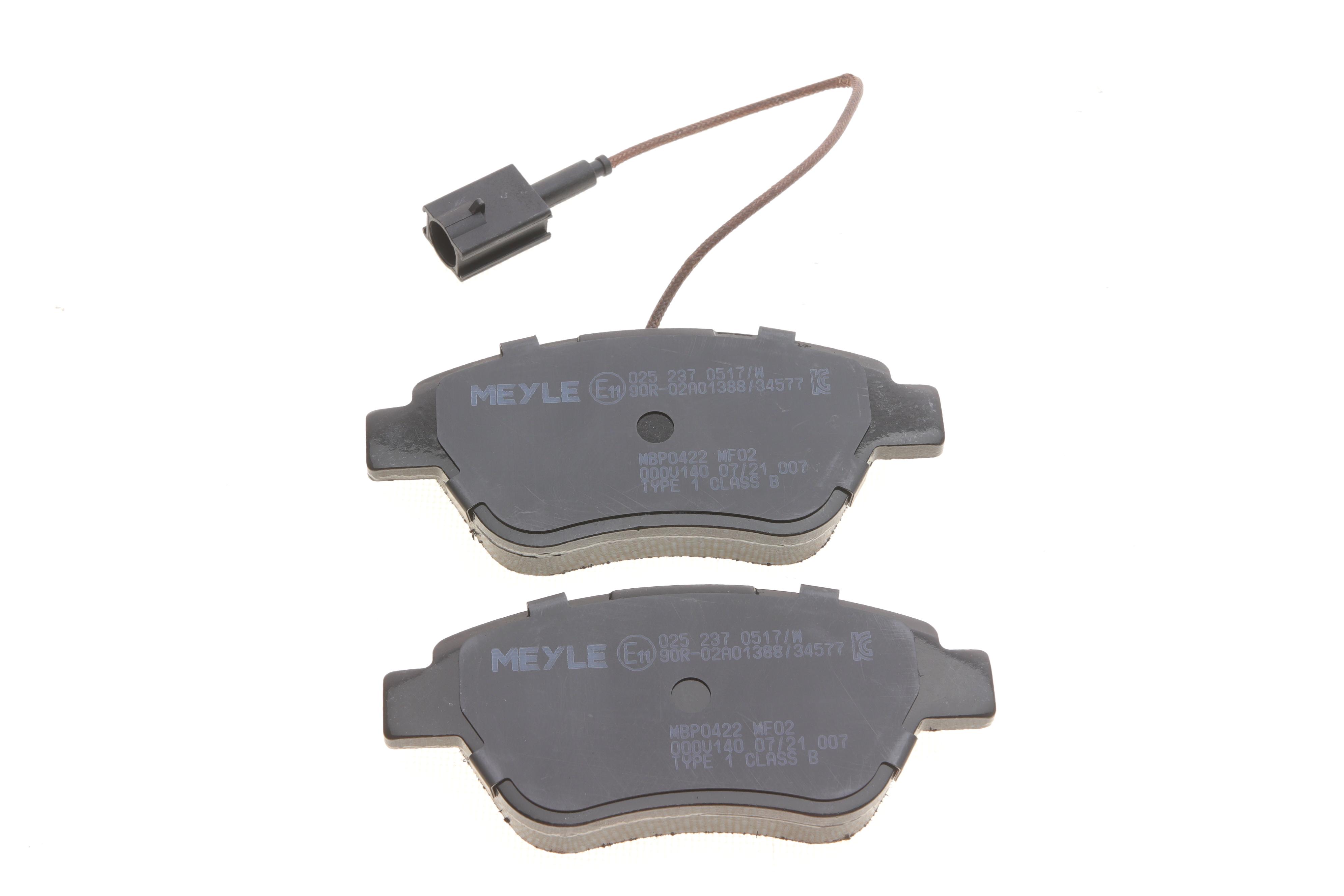 Колодки гальмівні (передні) Fiat Doblo/Citroen Nemo/Peugeot Bipper 08- (Bosch)